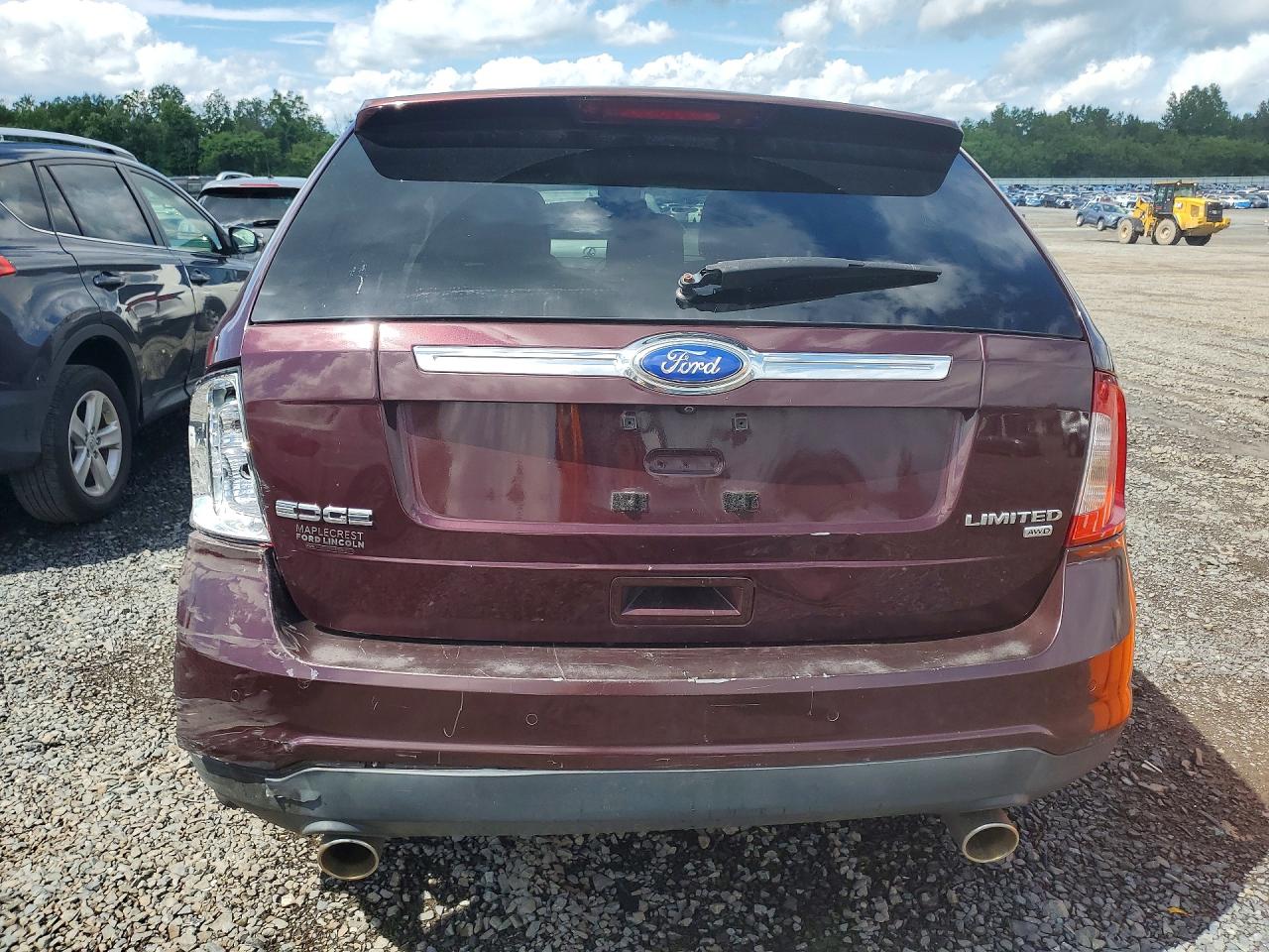 2011 Ford Edge Limited Темно-бордовый vin: 2FMDK4KC7BBB12687