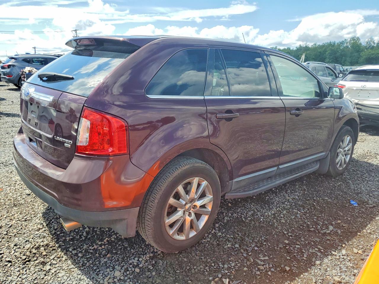 2011 Ford Edge Limited Темно-бордовый vin: 2FMDK4KC7BBB12687