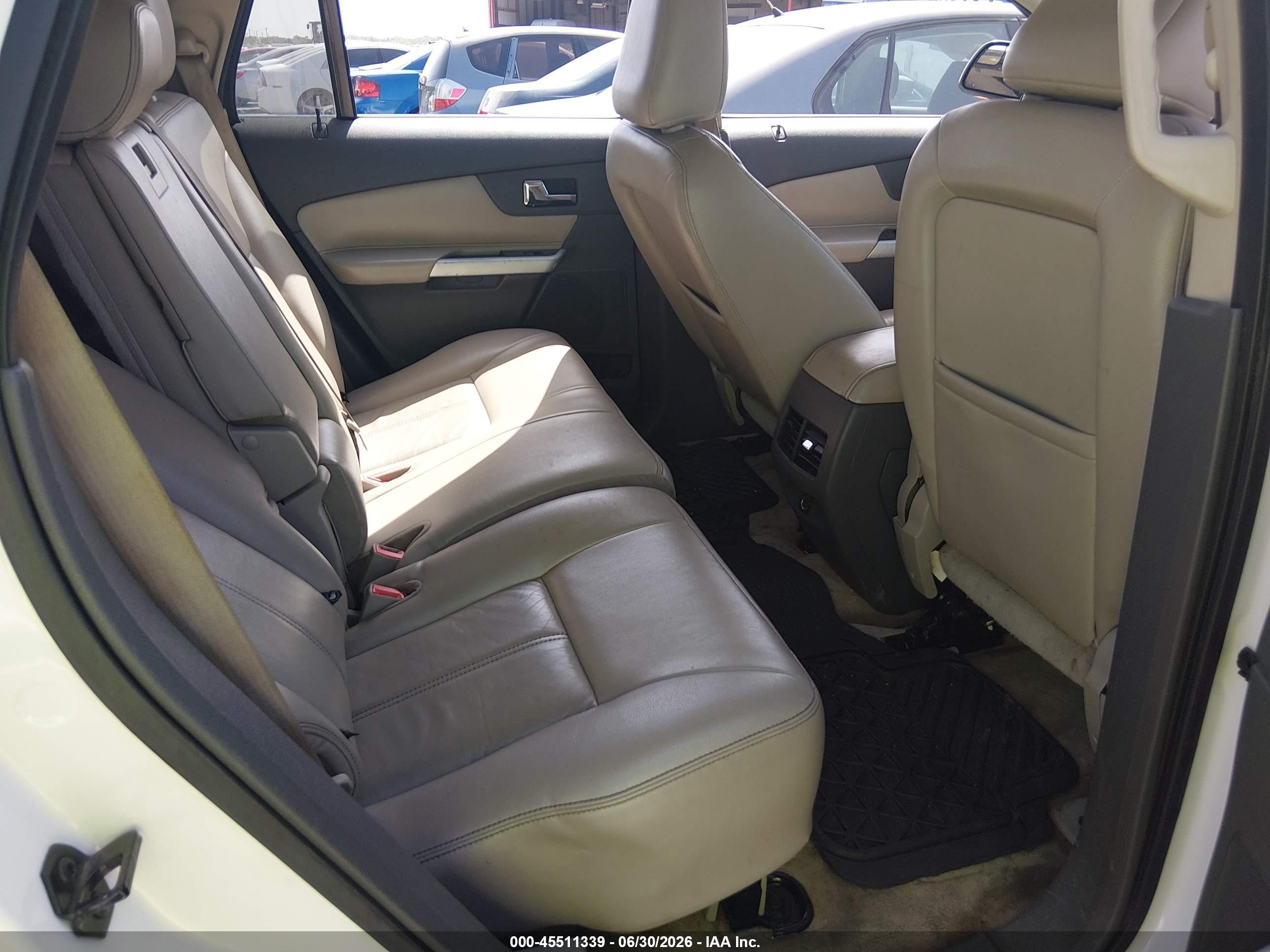 2011 Ford Edge Limited White vin: 2FMDK4KC7BBB20045
