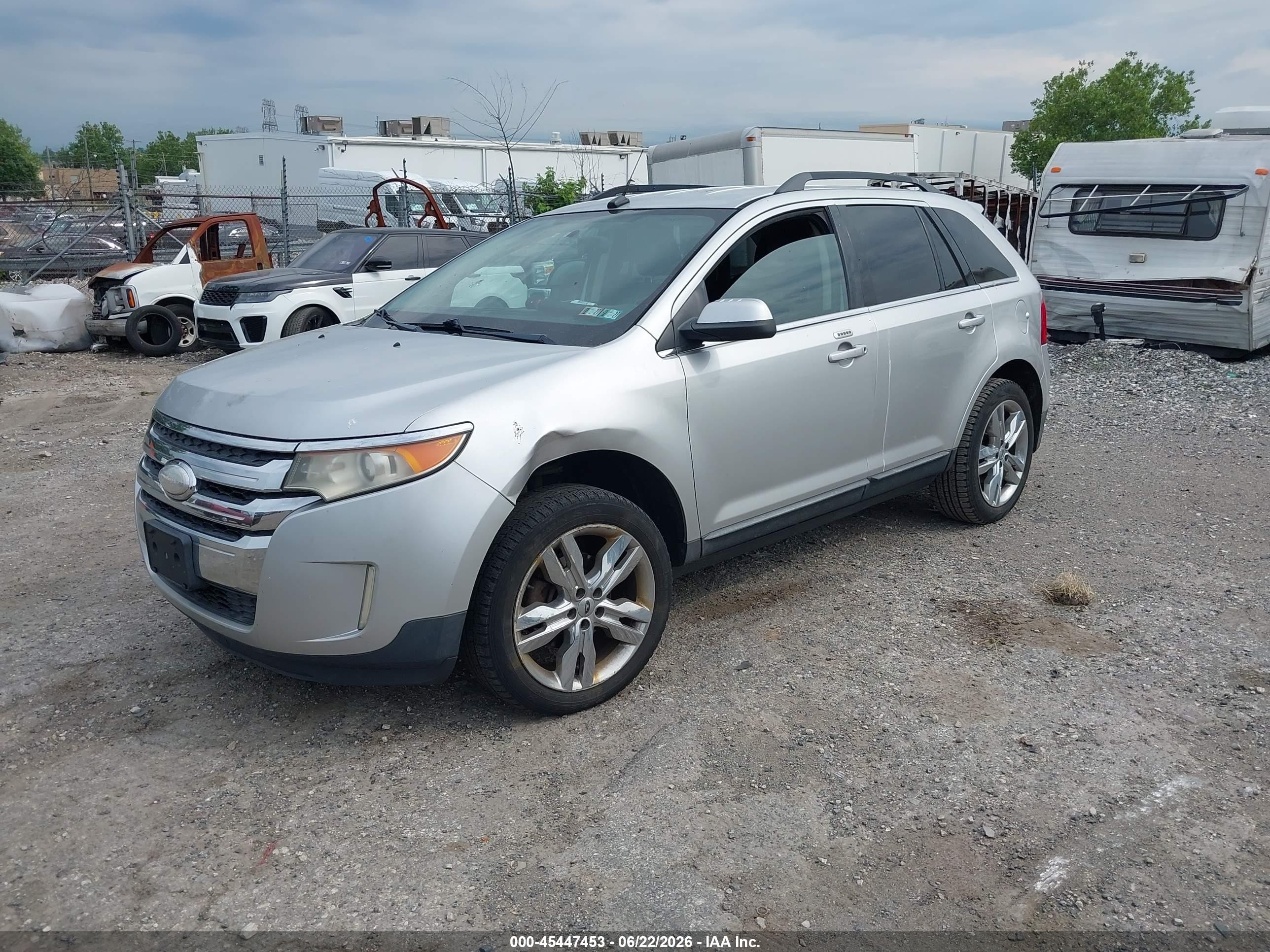 2011 Ford Edge Limited Silver vin: 2FMDK4KC7BBB40201
