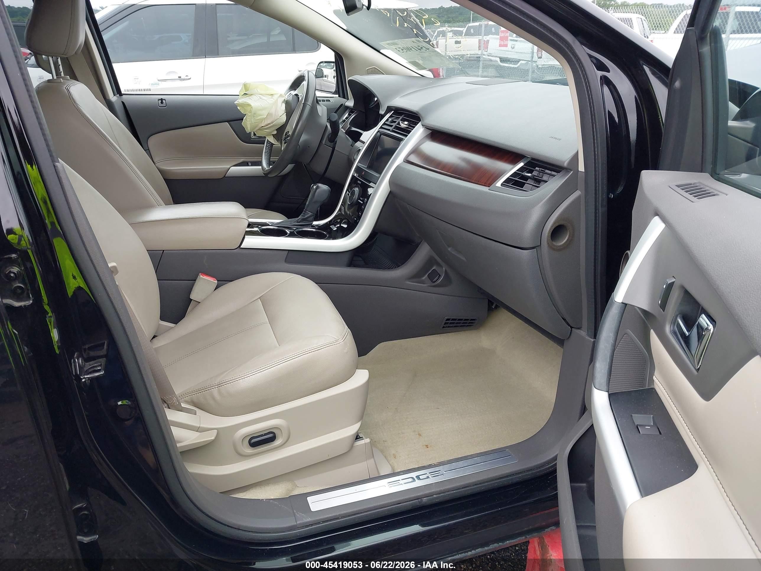 2011 Ford Edge Limited Black vin: 2FMDK4KC7BBB54874