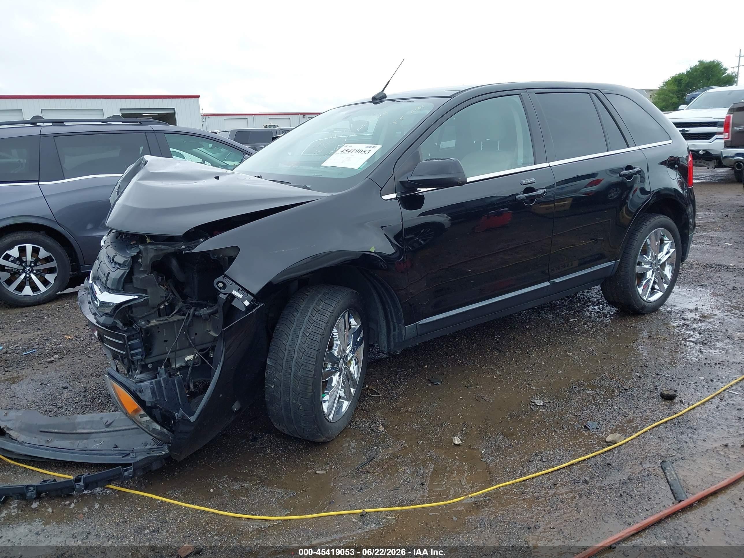 2011 Ford Edge Limited Black vin: 2FMDK4KC7BBB54874