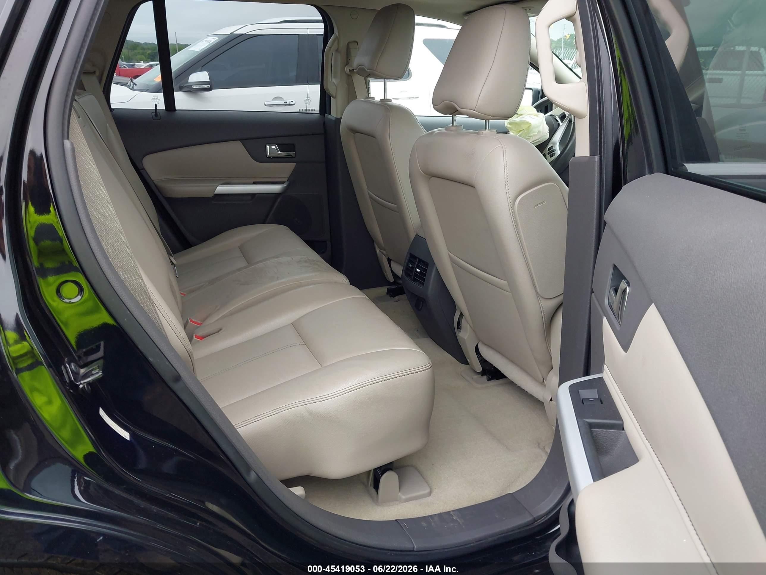 2011 Ford Edge Limited Black vin: 2FMDK4KC7BBB54874