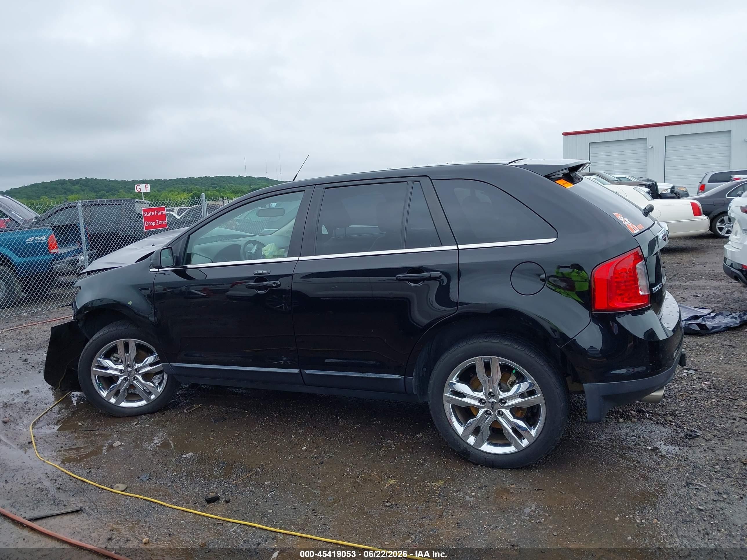 2011 Ford Edge Limited Black vin: 2FMDK4KC7BBB54874