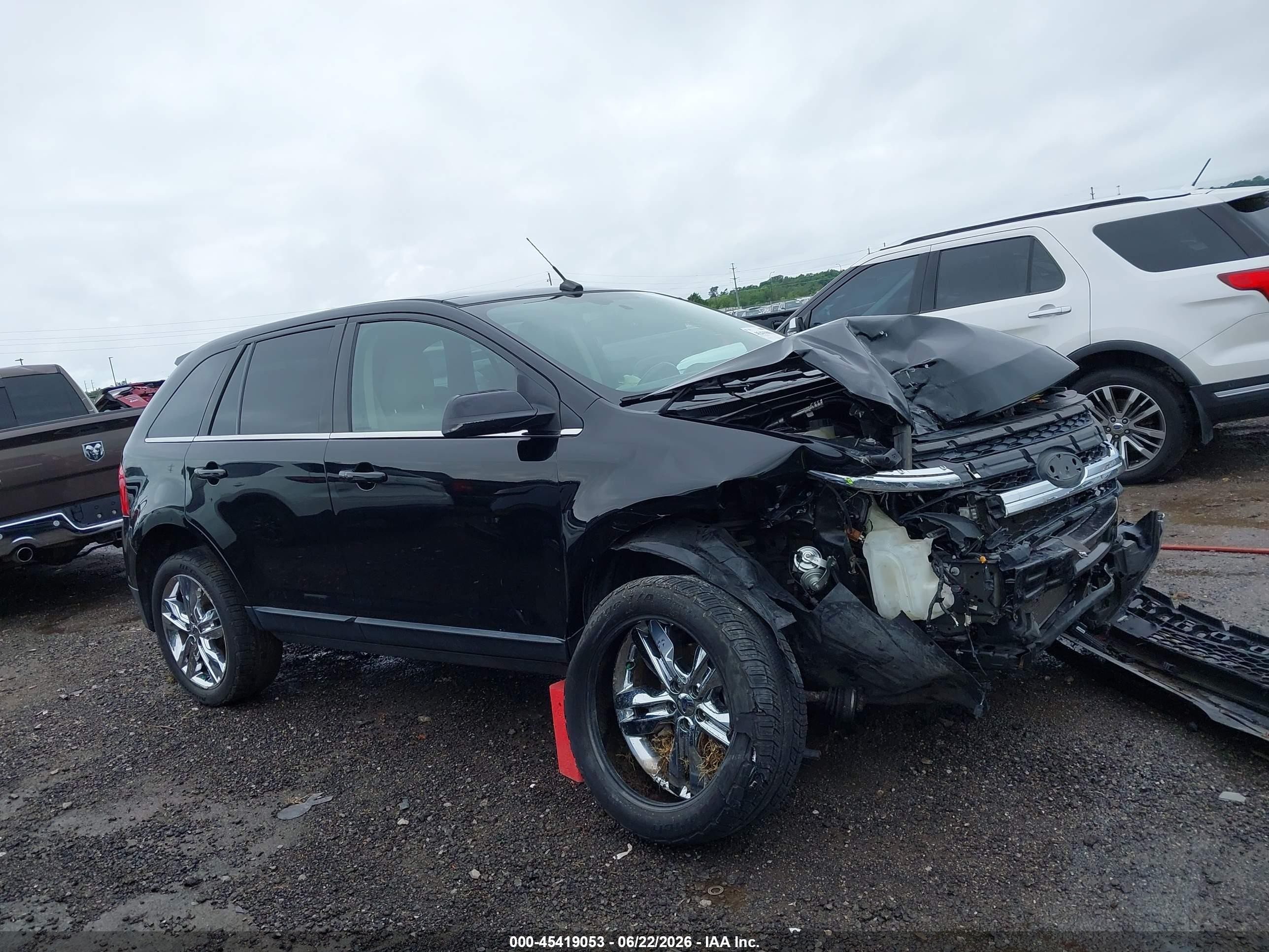 2011 Ford Edge Limited Black vin: 2FMDK4KC7BBB54874