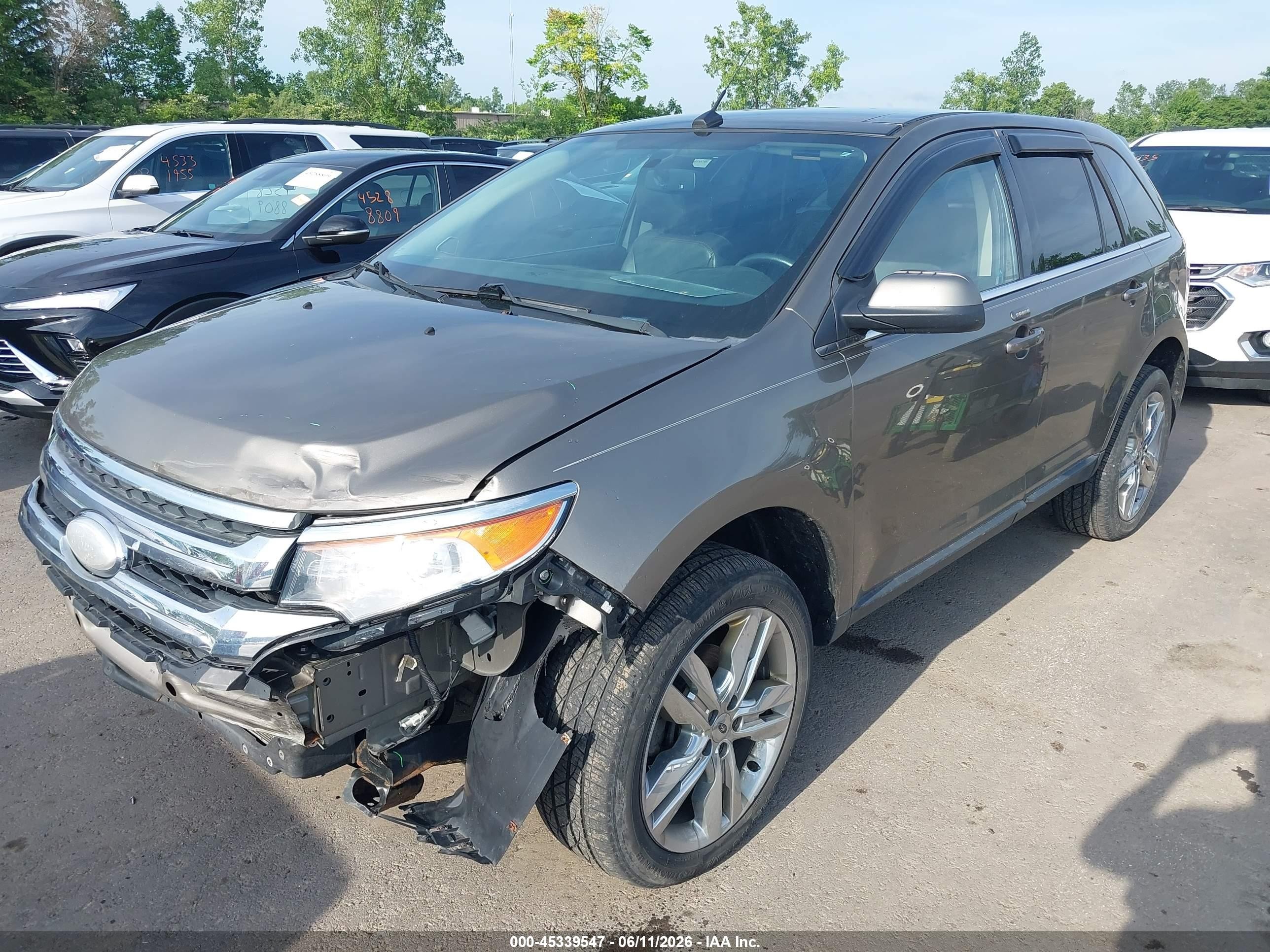2012 Ford Edge Limited Champagne vin: 2FMDK4KC7CBA69115
