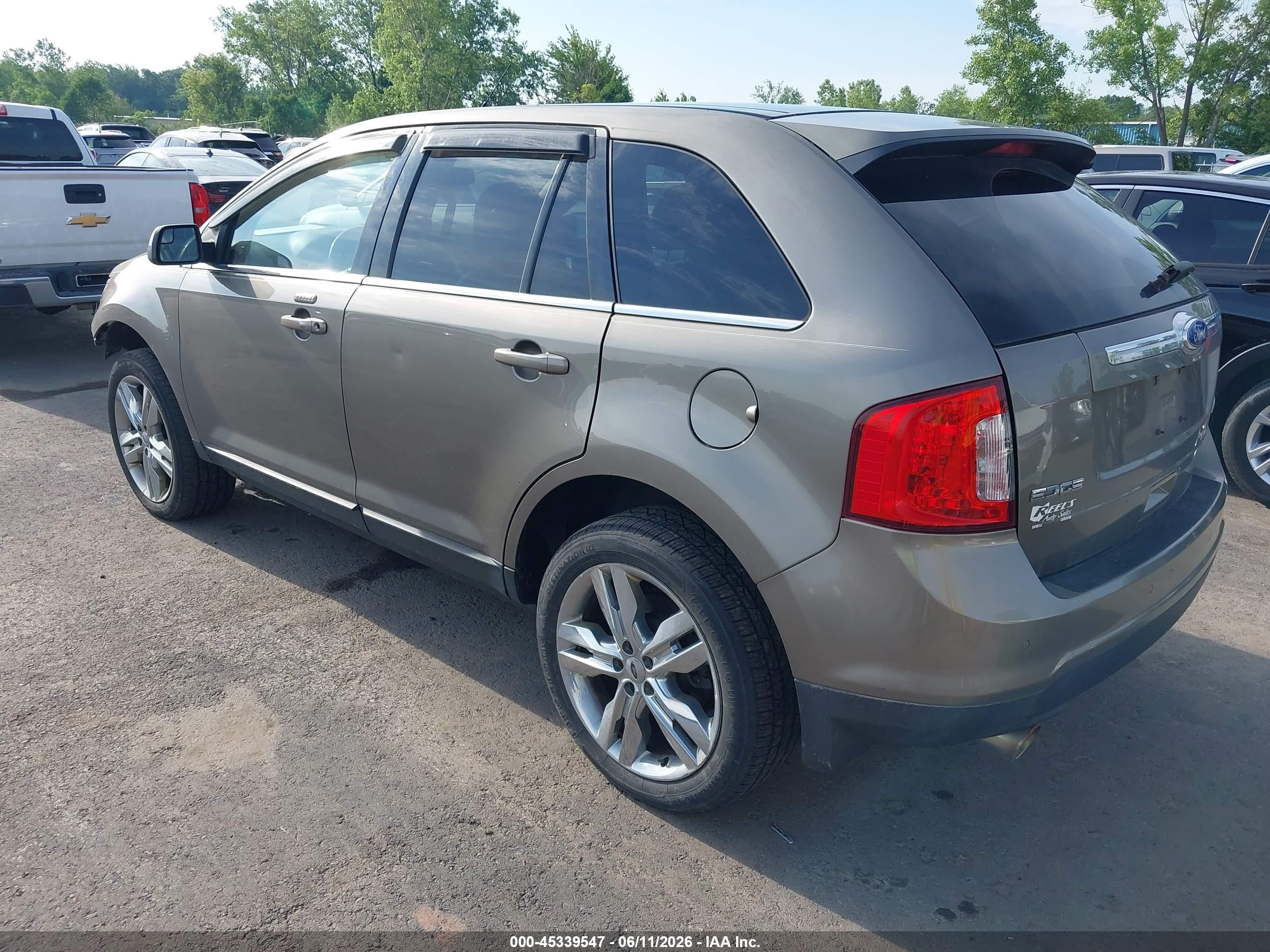2012 Ford Edge Limited Champagne vin: 2FMDK4KC7CBA69115