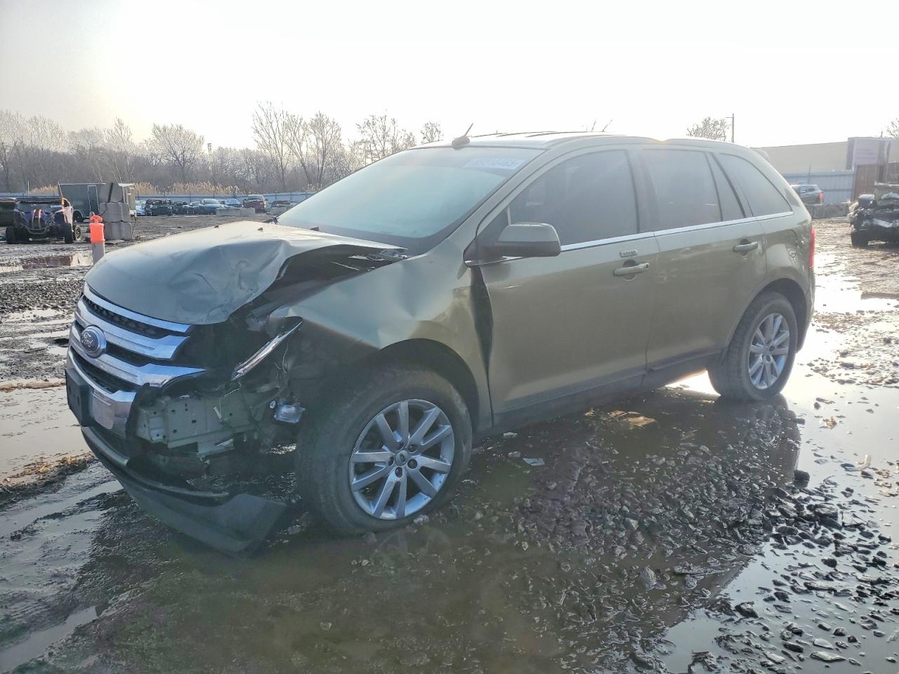 2012 Ford Edge Limited Green vin: 2FMDK4KC7CBA71186