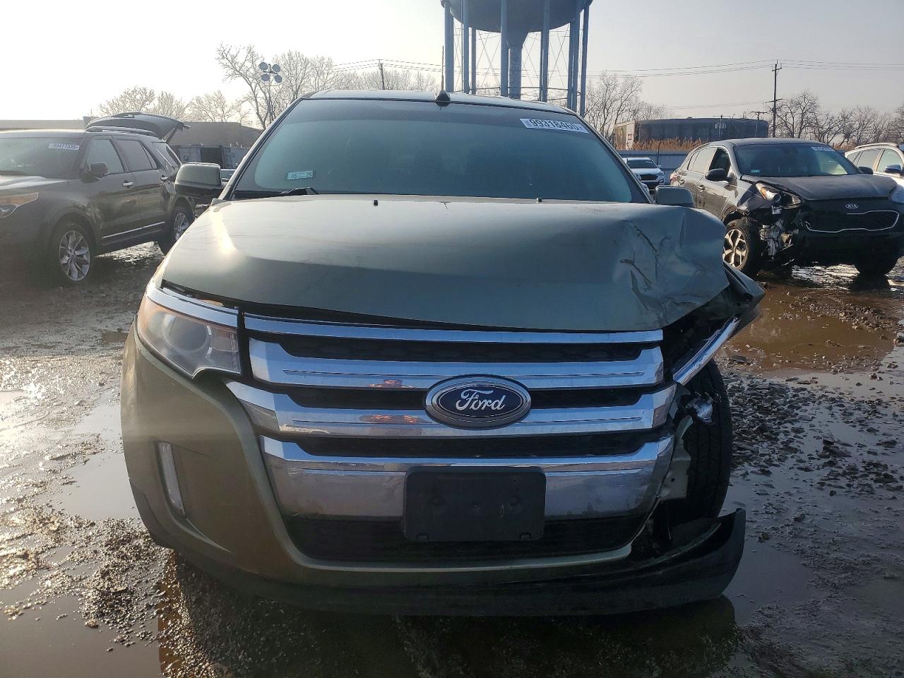 2012 Ford Edge Limited Green vin: 2FMDK4KC7CBA71186