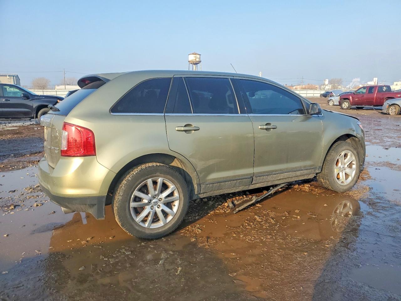 2012 Ford Edge Limited Green vin: 2FMDK4KC7CBA71186