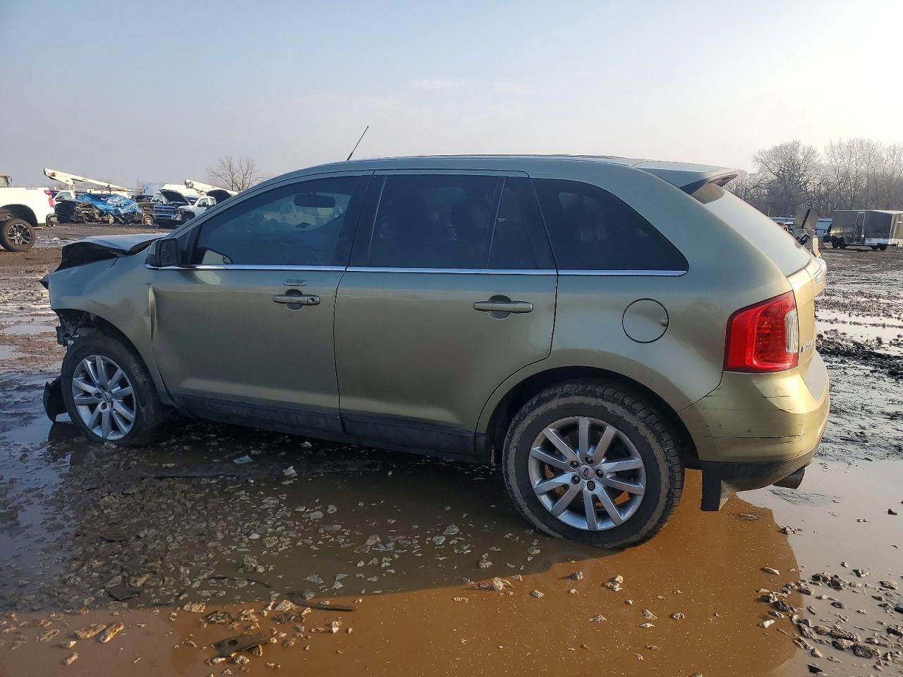 2012 Ford Edge Limited Green vin: 2FMDK4KC7CBA71186