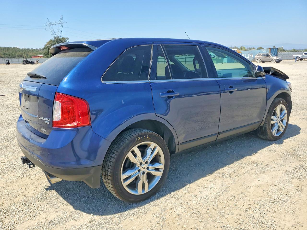 2012 Ford Edge Limited Blue vin: 2FMDK4KC7CBA95990