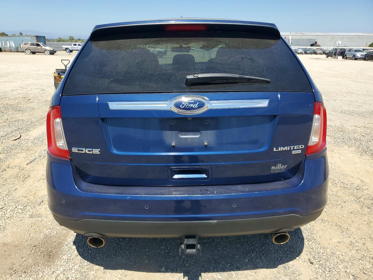 2012 Ford Edge Limited Blue vin: 2FMDK4KC7CBA95990