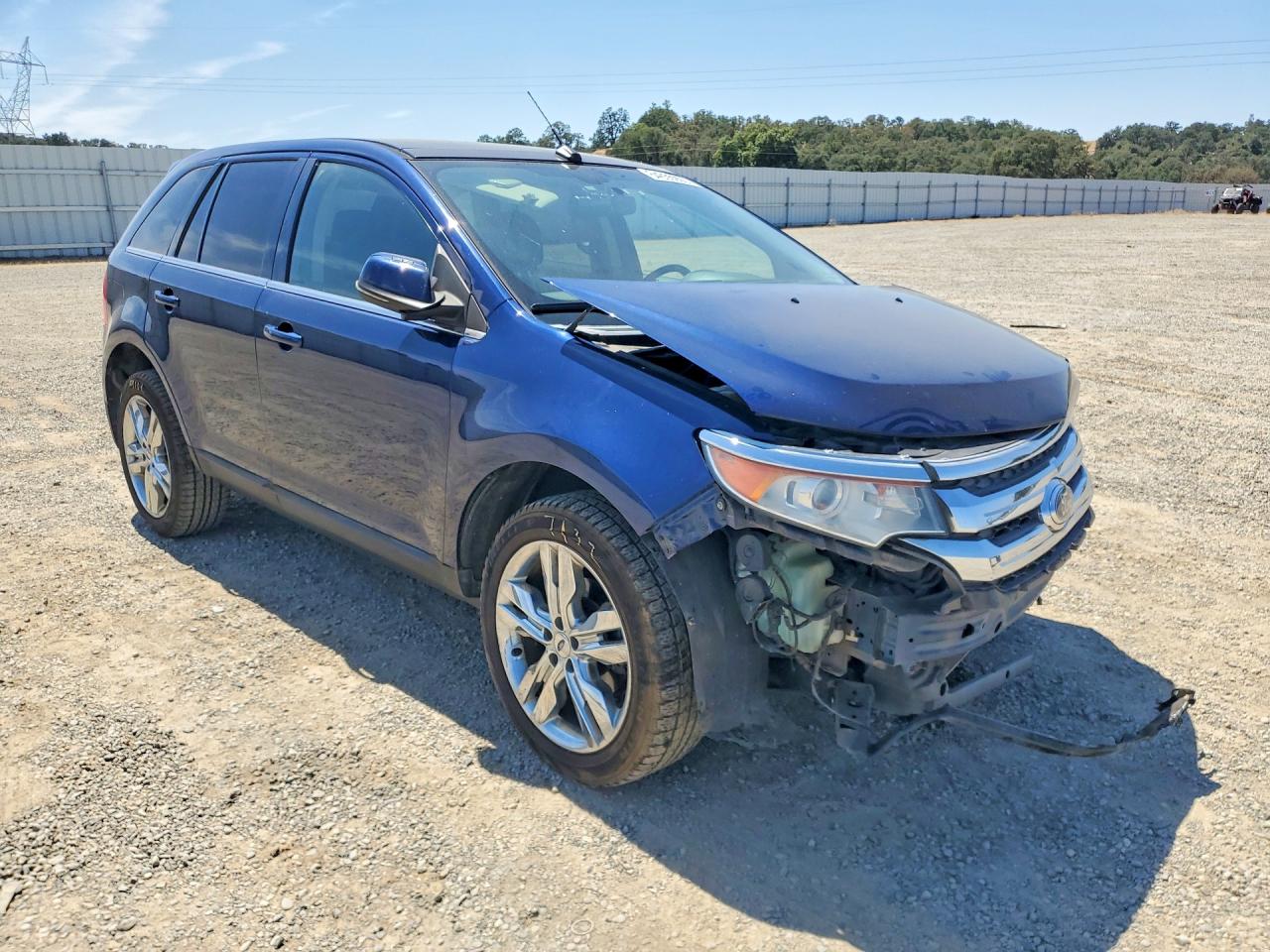 2012 Ford Edge Limited Blue vin: 2FMDK4KC7CBA95990