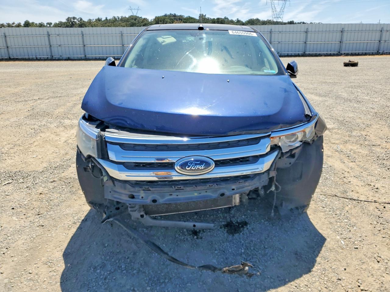 2012 Ford Edge Limited Blue vin: 2FMDK4KC7CBA95990