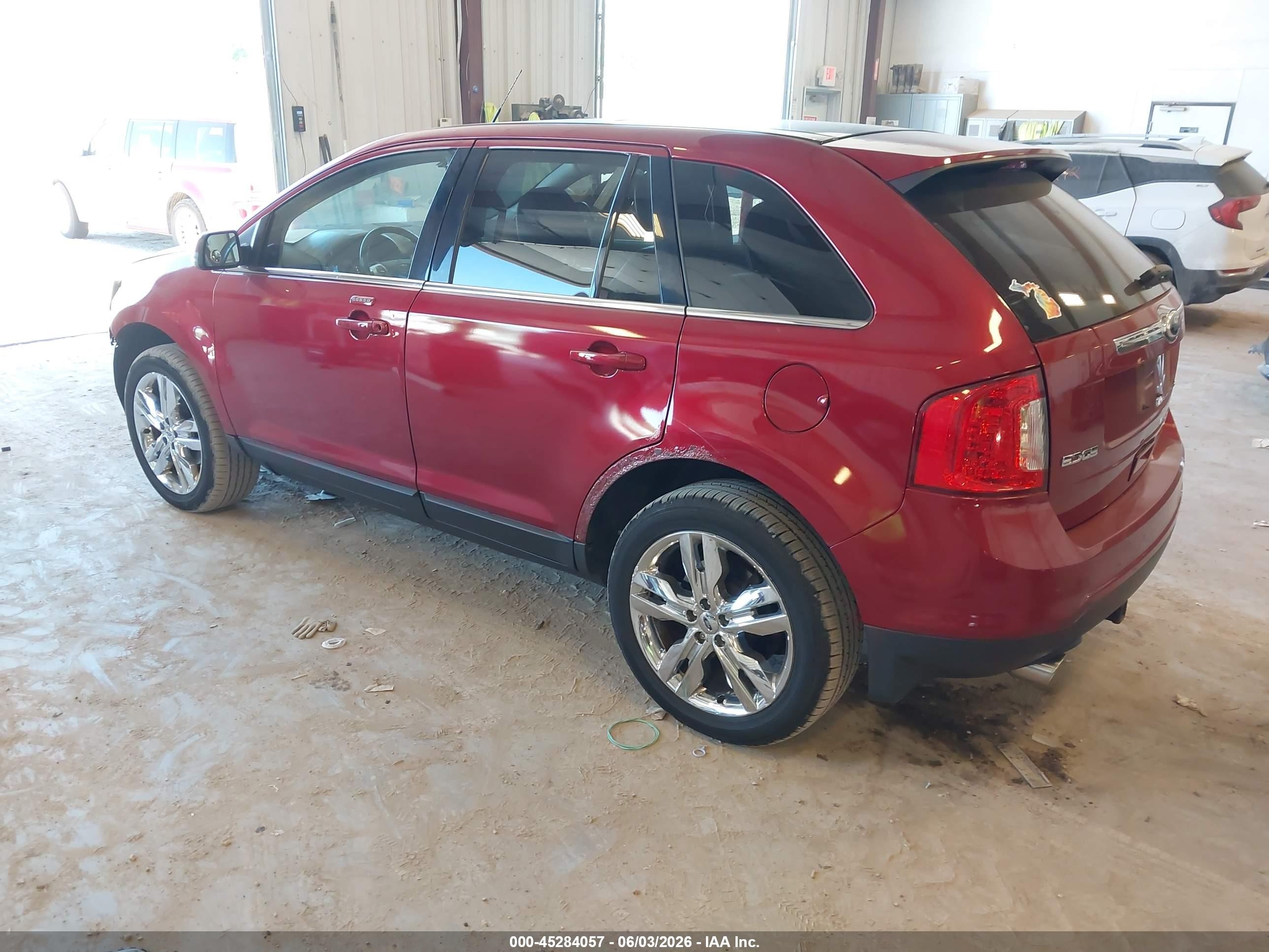 2013 Ford Edge Limited Red vin: 2FMDK4KC7DBA00362