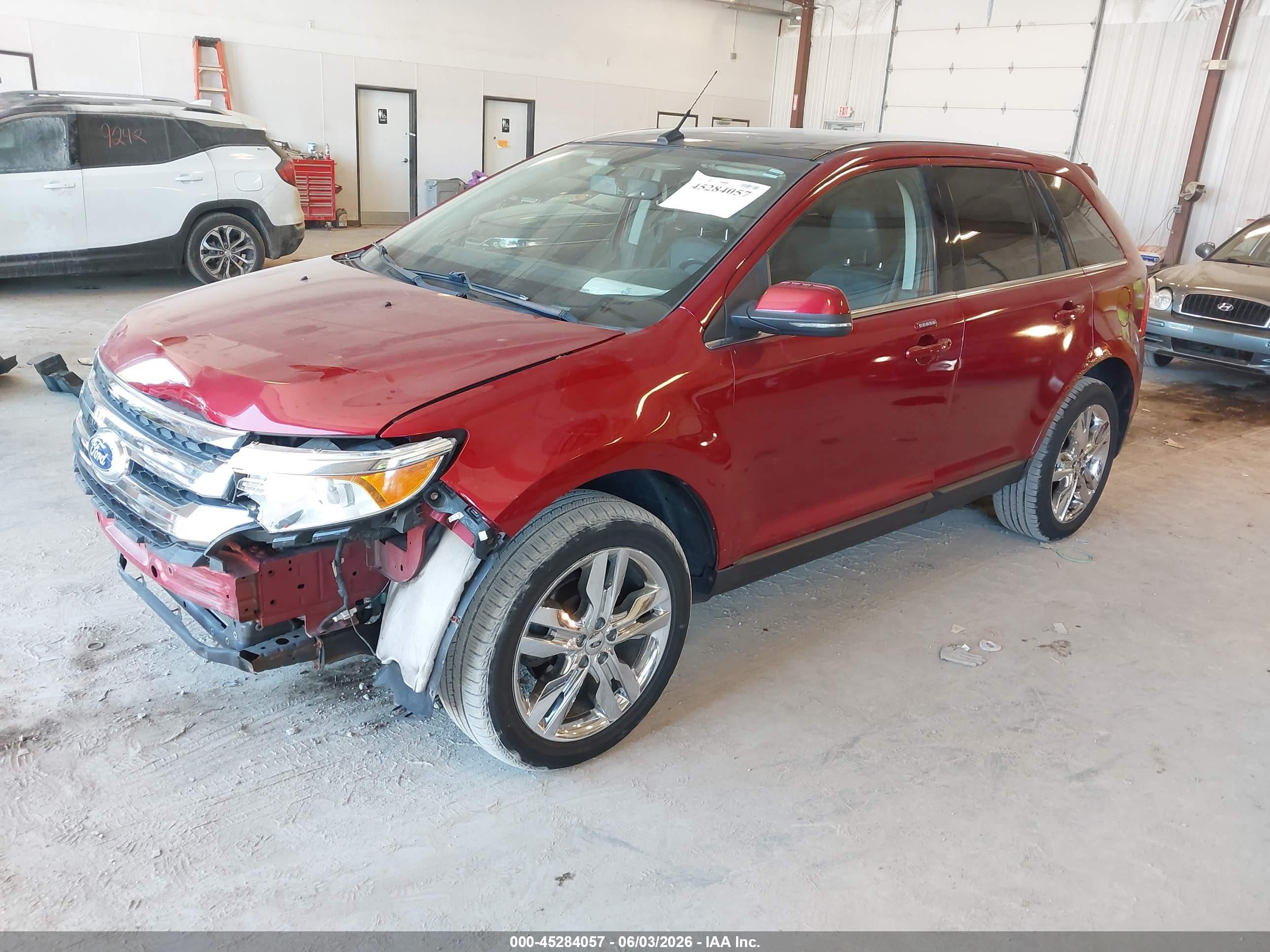 2013 Ford Edge Limited Red vin: 2FMDK4KC7DBA00362