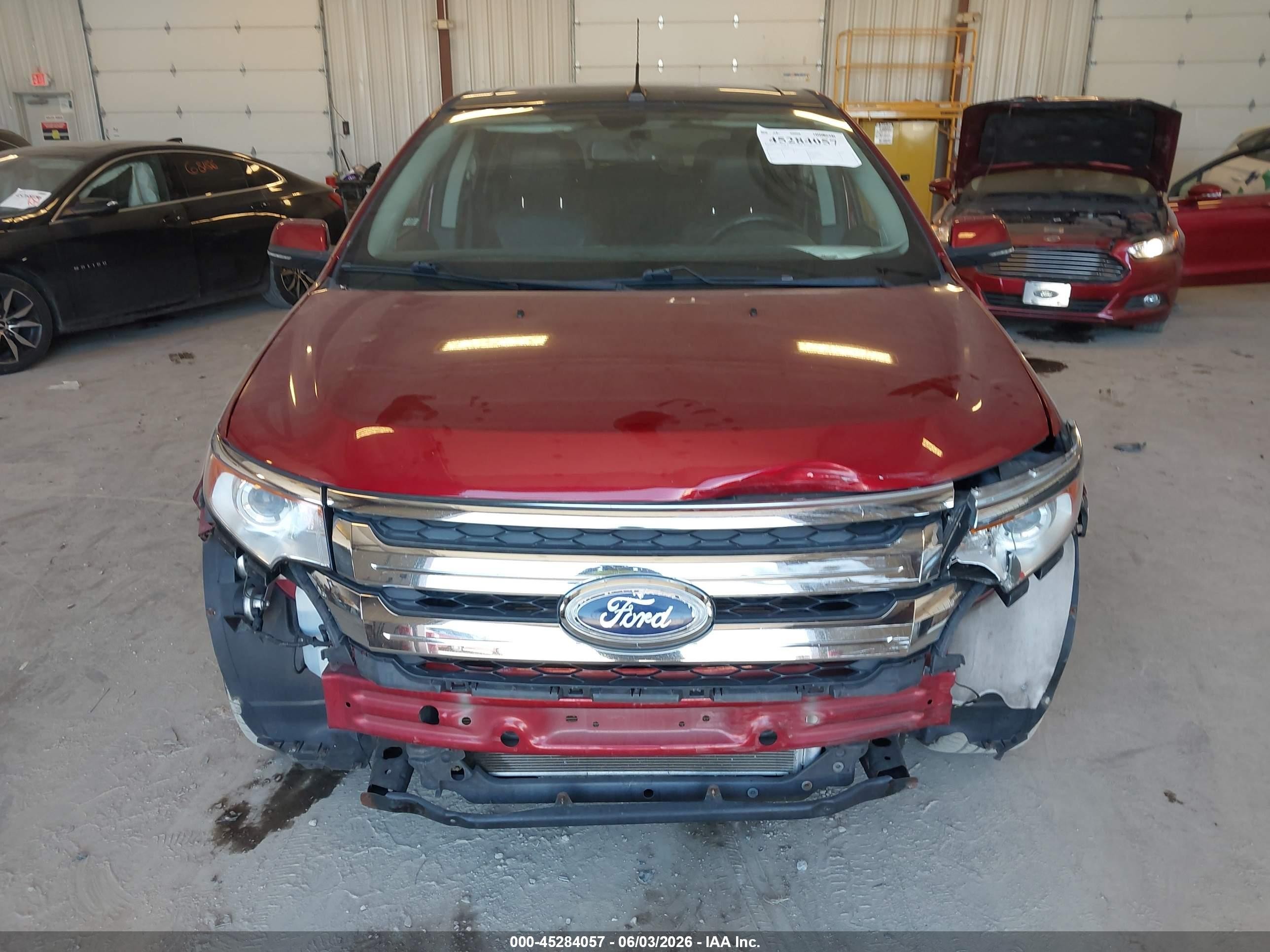 2013 Ford Edge Limited Red vin: 2FMDK4KC7DBA00362