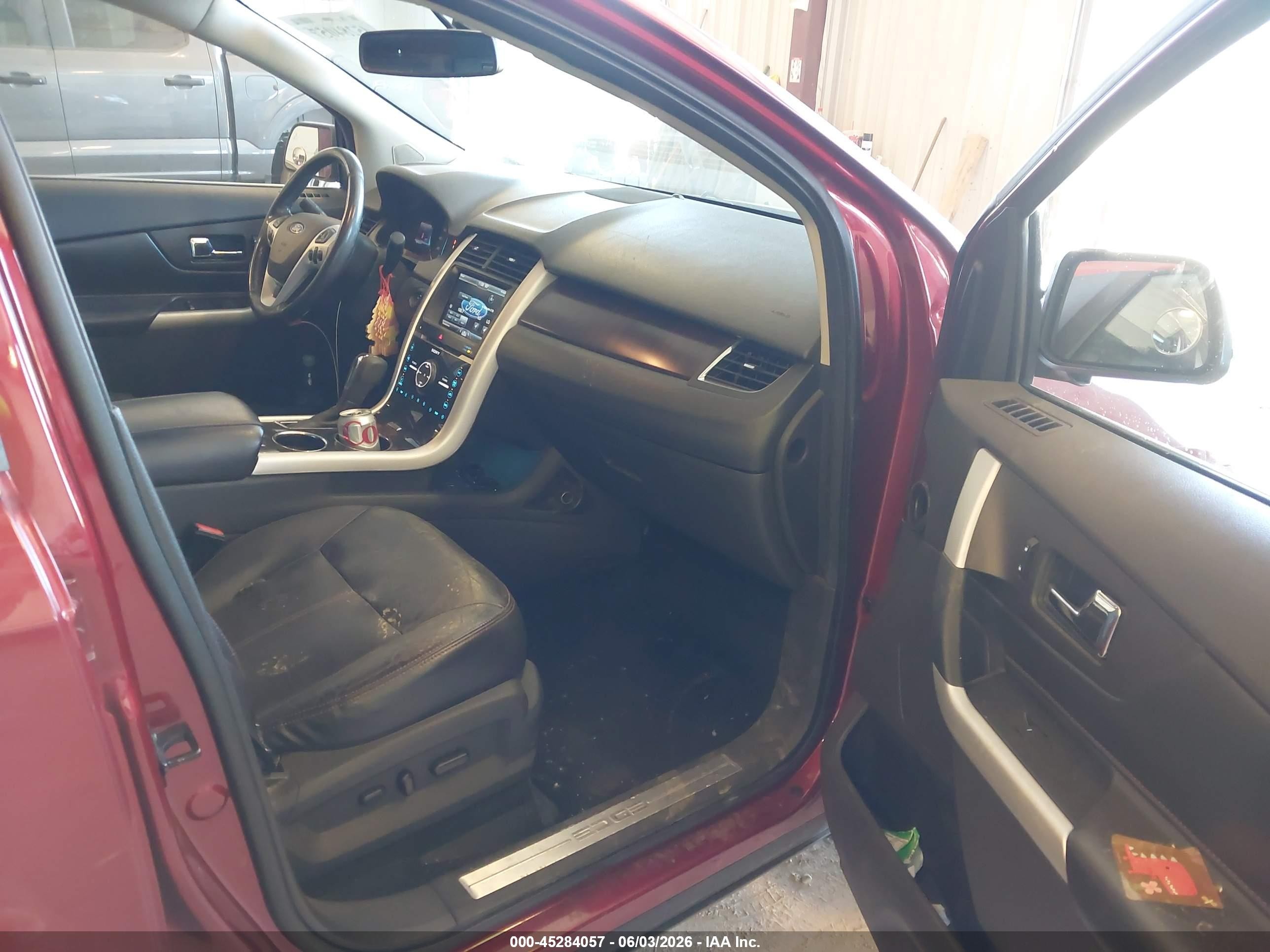 2013 Ford Edge Limited Red vin: 2FMDK4KC7DBA00362