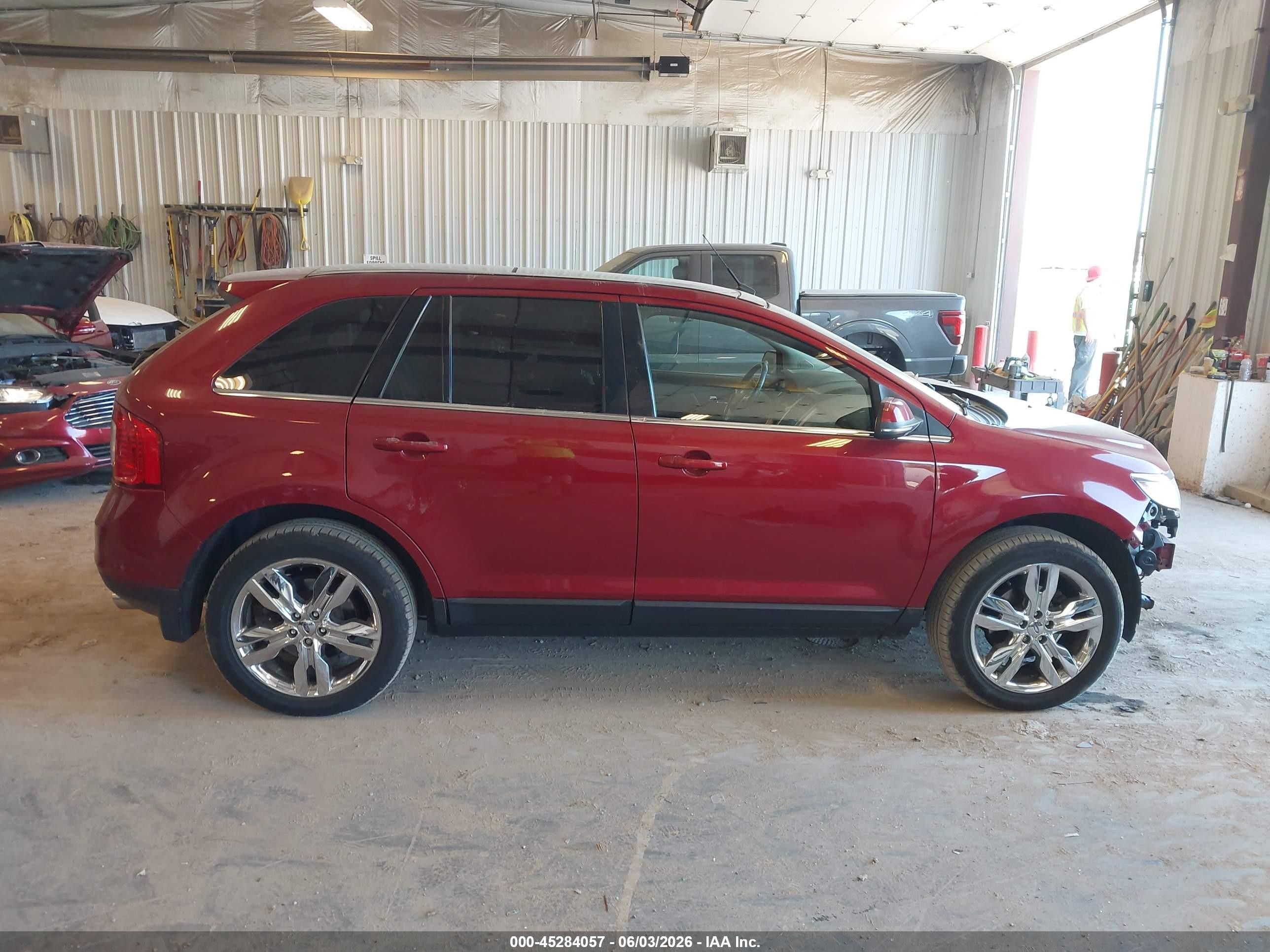 2013 Ford Edge Limited Red vin: 2FMDK4KC7DBA00362
