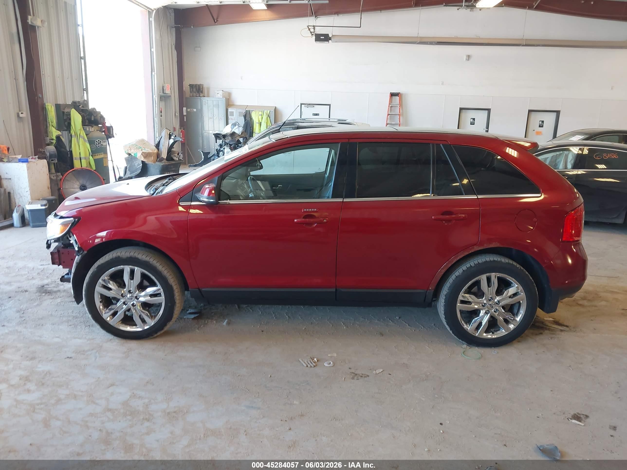 2013 Ford Edge Limited Red vin: 2FMDK4KC7DBA00362