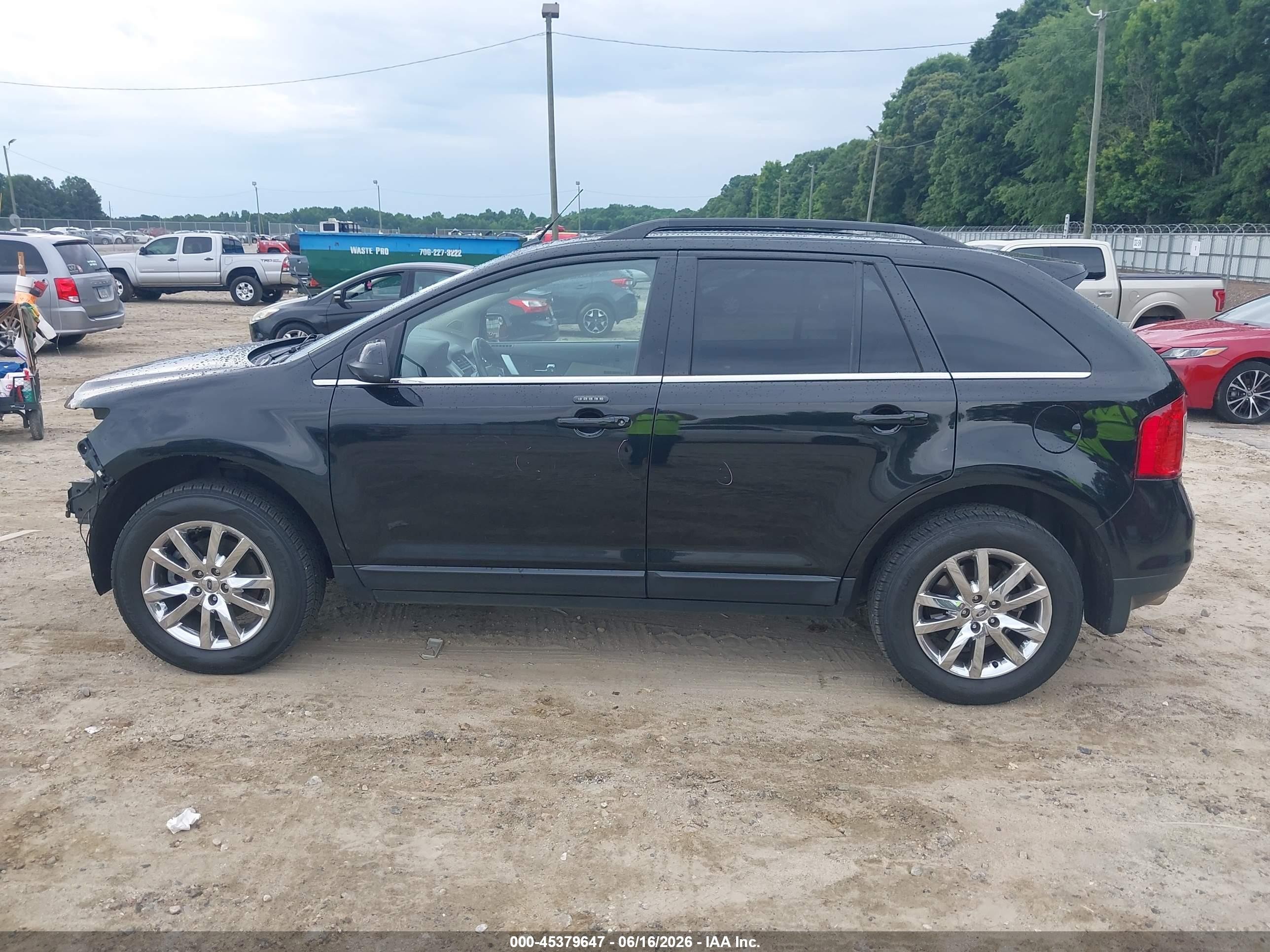 2013 Ford Edge Limited Black vin: 2FMDK4KC7DBA03567
