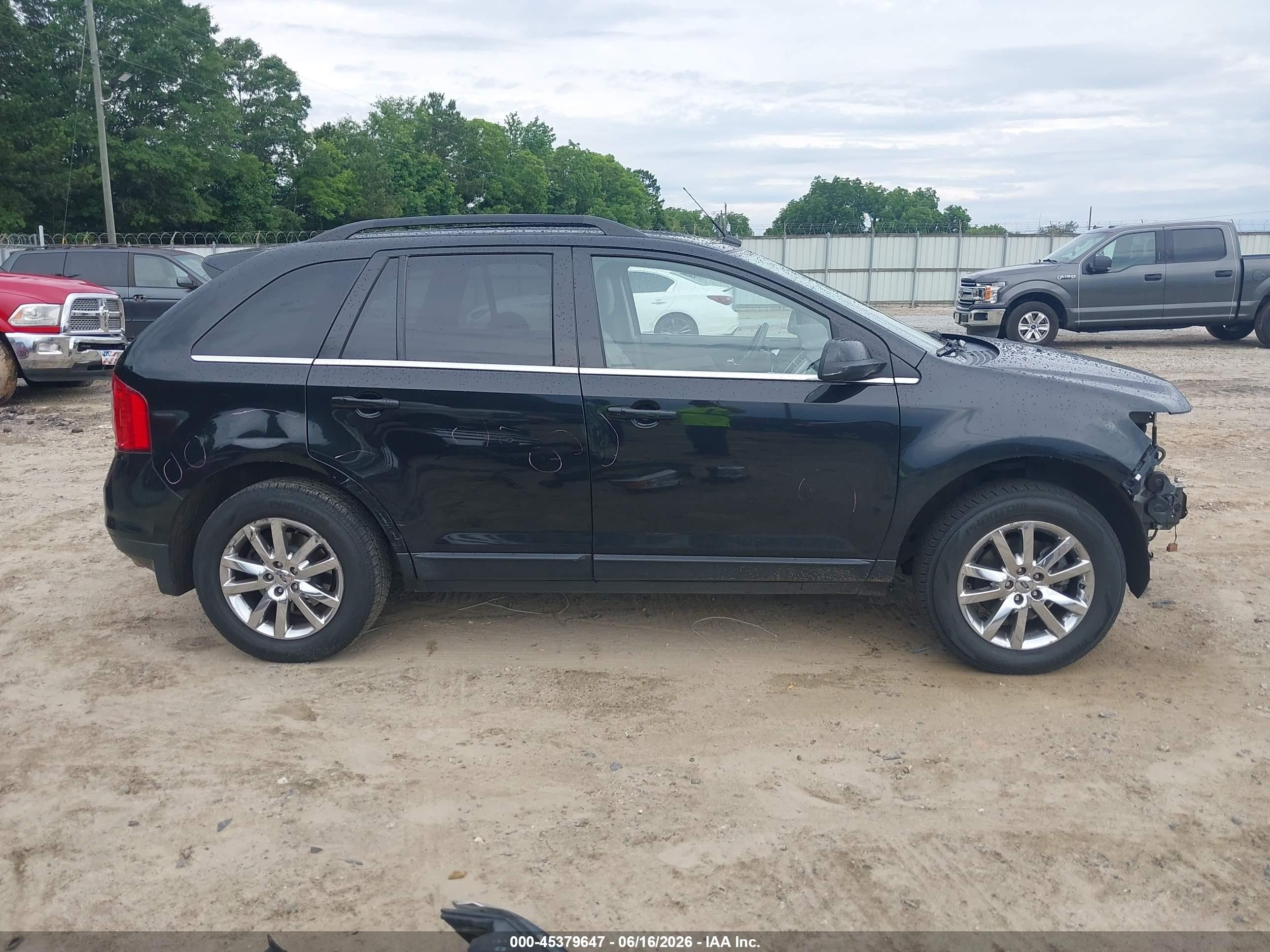 2013 Ford Edge Limited Black vin: 2FMDK4KC7DBA03567
