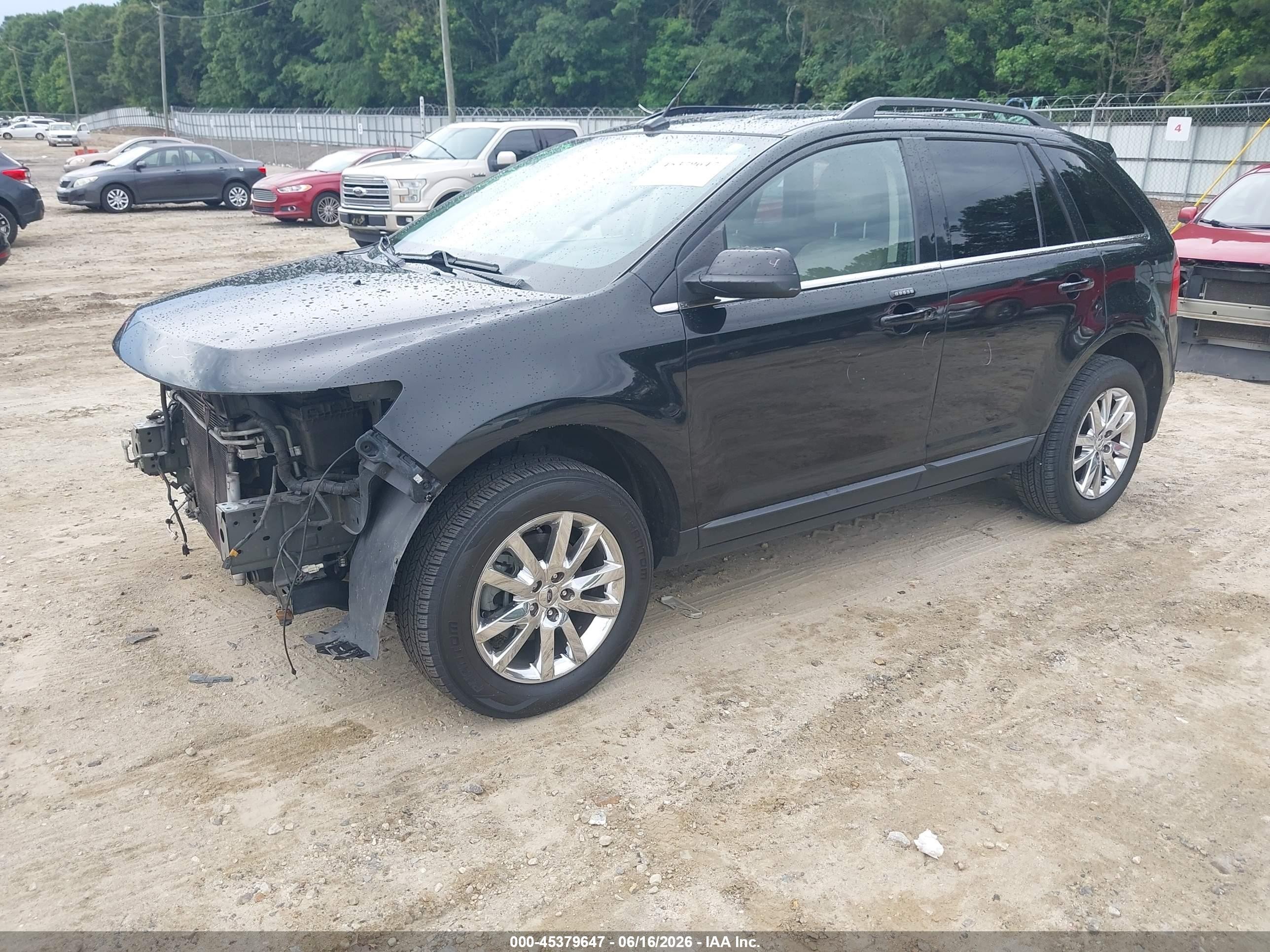 2013 Ford Edge Limited Black vin: 2FMDK4KC7DBA03567