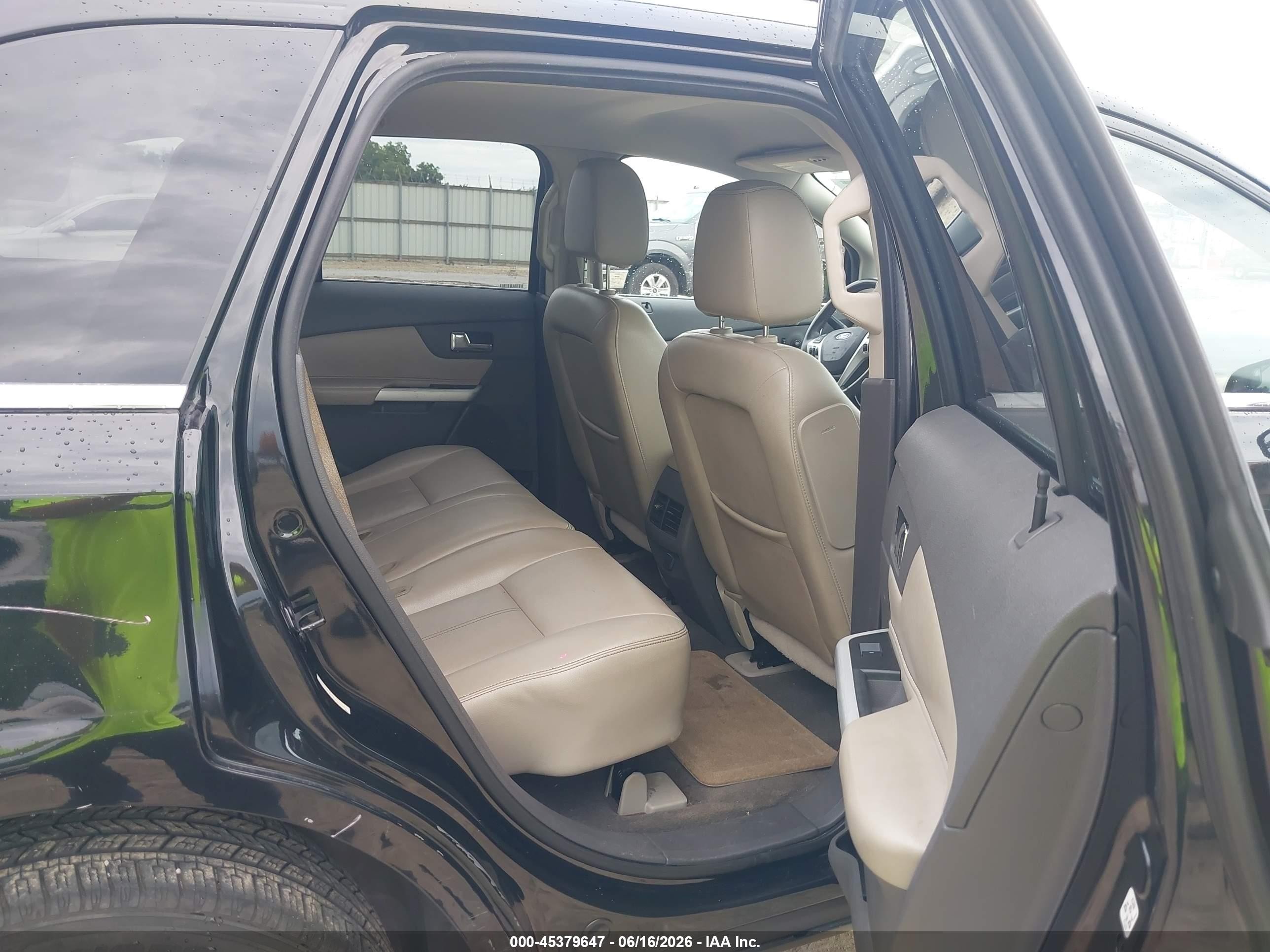 2013 Ford Edge Limited Black vin: 2FMDK4KC7DBA03567