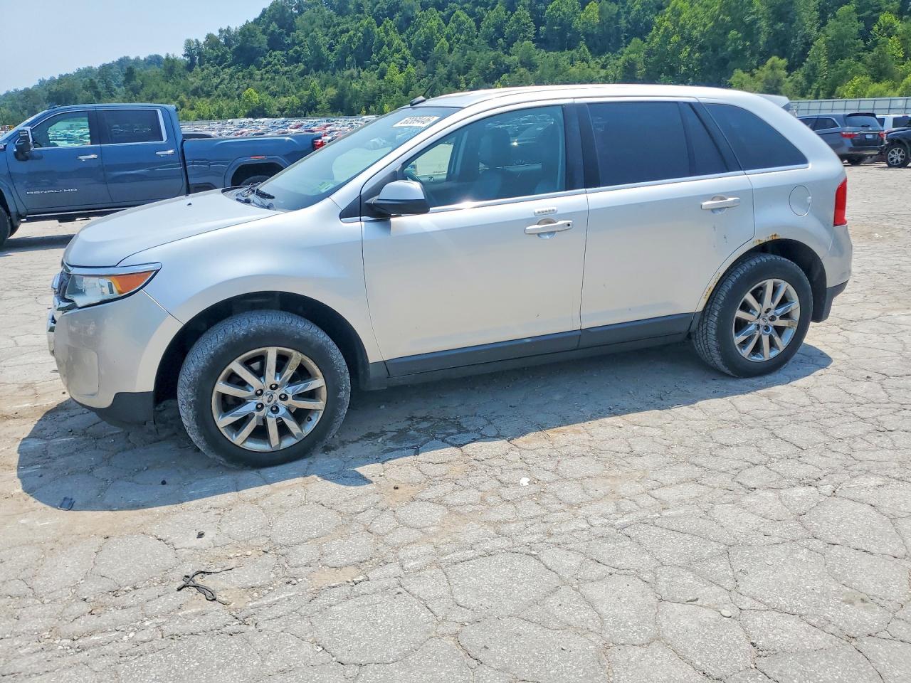2013 Ford Edge Limited Silver vin: 2FMDK4KC7DBA13709