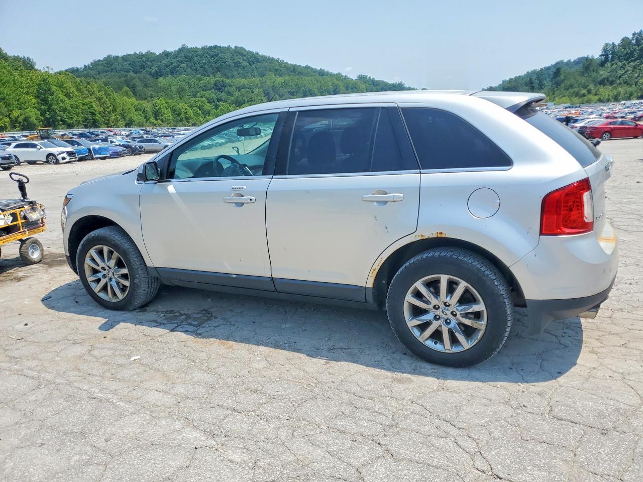 2013 Ford Edge Limited Silver vin: 2FMDK4KC7DBA13709
