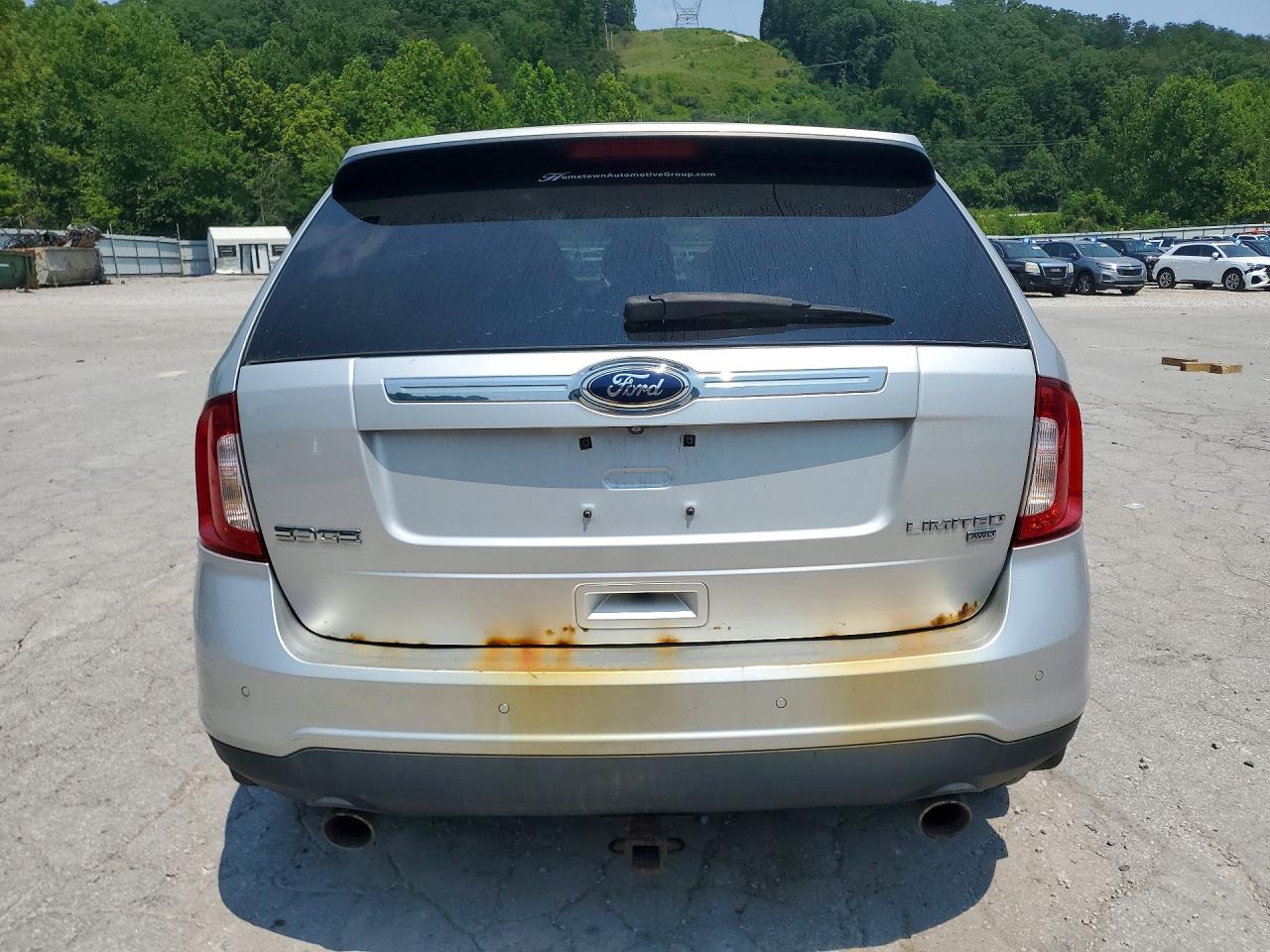 2013 Ford Edge Limited Silver vin: 2FMDK4KC7DBA13709