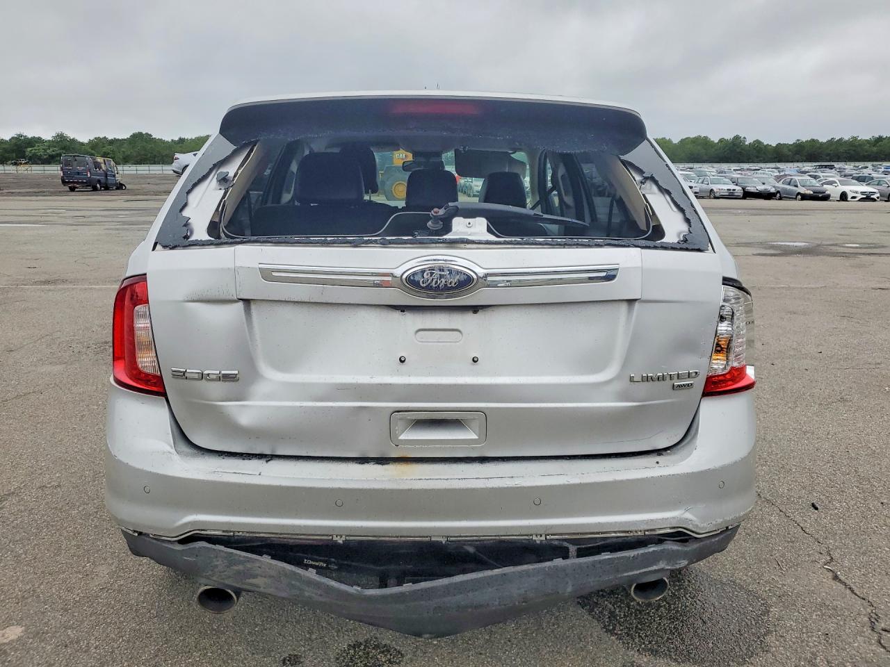 2013 Ford Edge Limited Silver vin: 2FMDK4KC7DBA13970