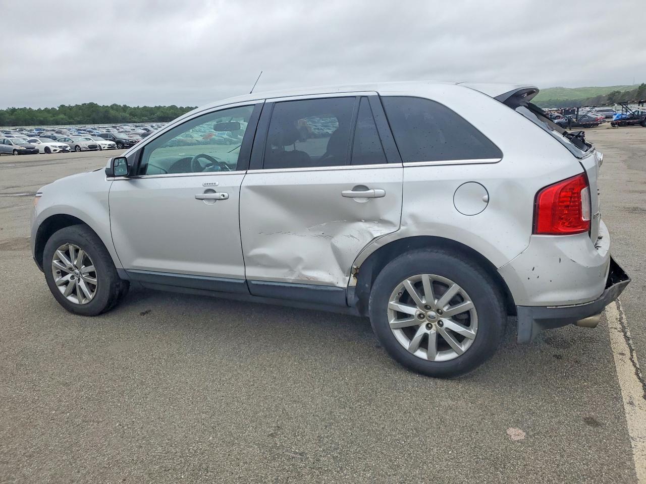 2013 Ford Edge Limited Silver vin: 2FMDK4KC7DBA13970