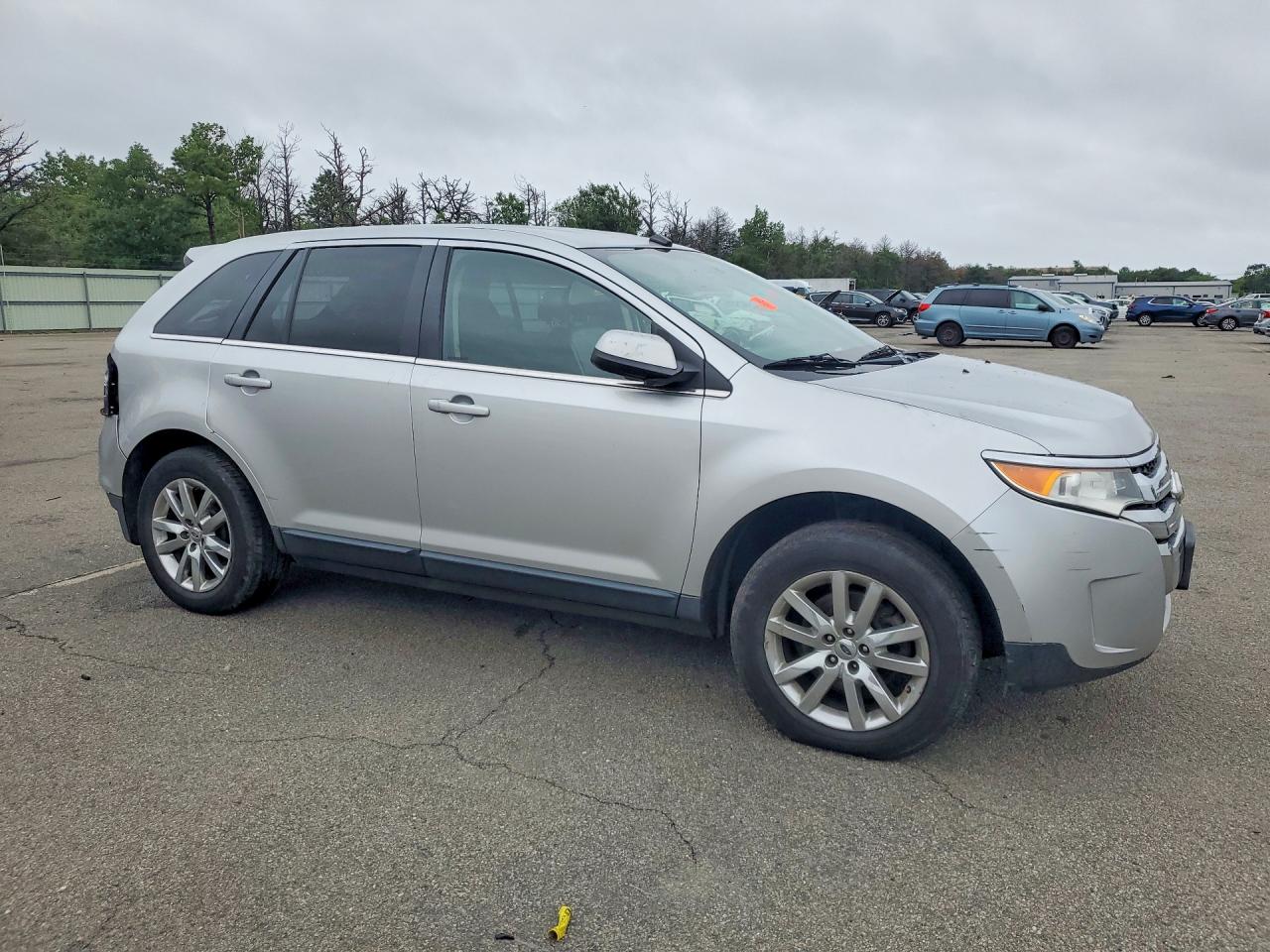 2013 Ford Edge Limited Silver vin: 2FMDK4KC7DBA13970
