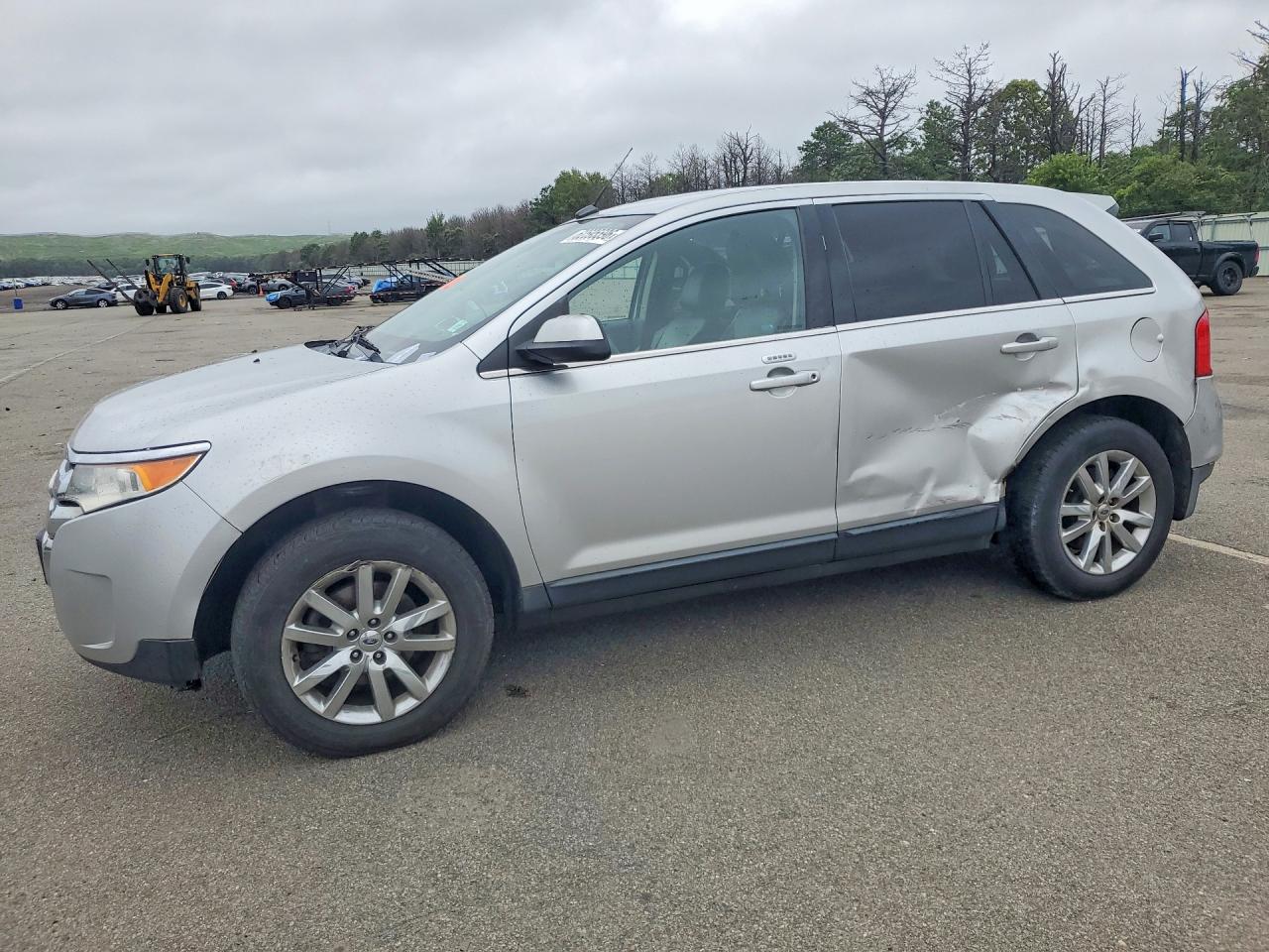 2013 Ford Edge Limited Silver vin: 2FMDK4KC7DBA13970