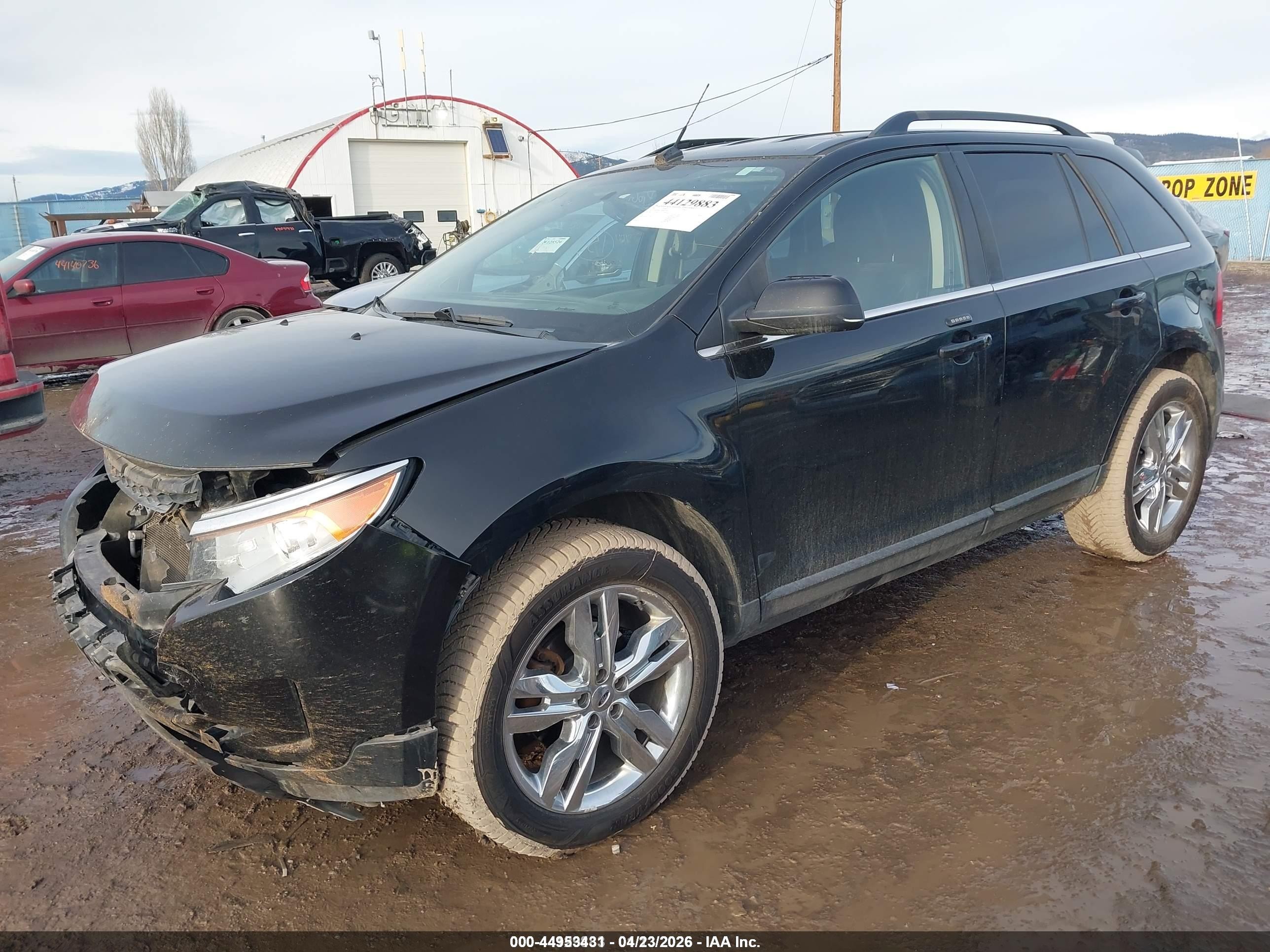 2013 Ford Edge Limited Черный vin: 2FMDK4KC7DBA26296
