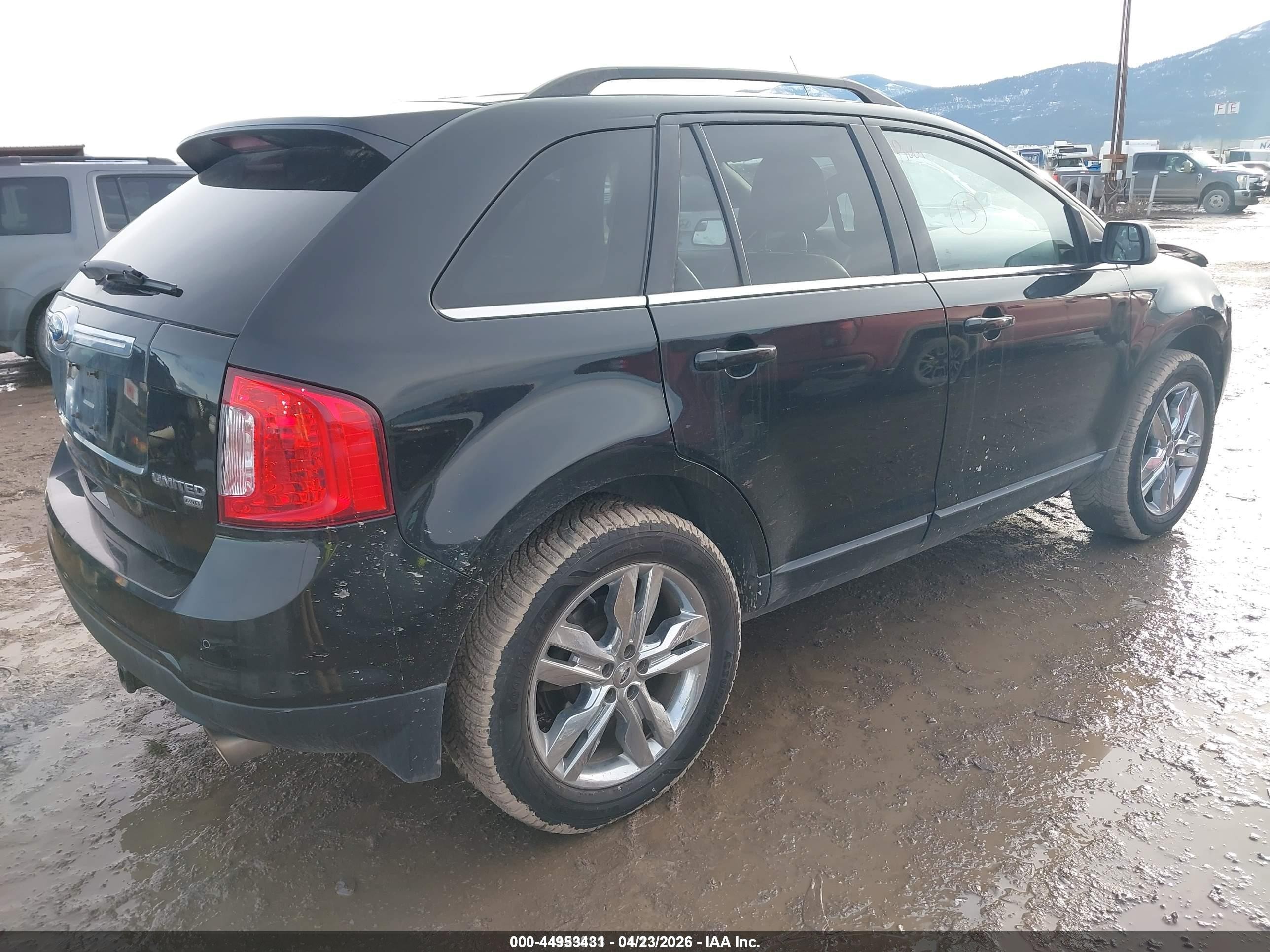 2013 Ford Edge Limited Черный vin: 2FMDK4KC7DBA26296