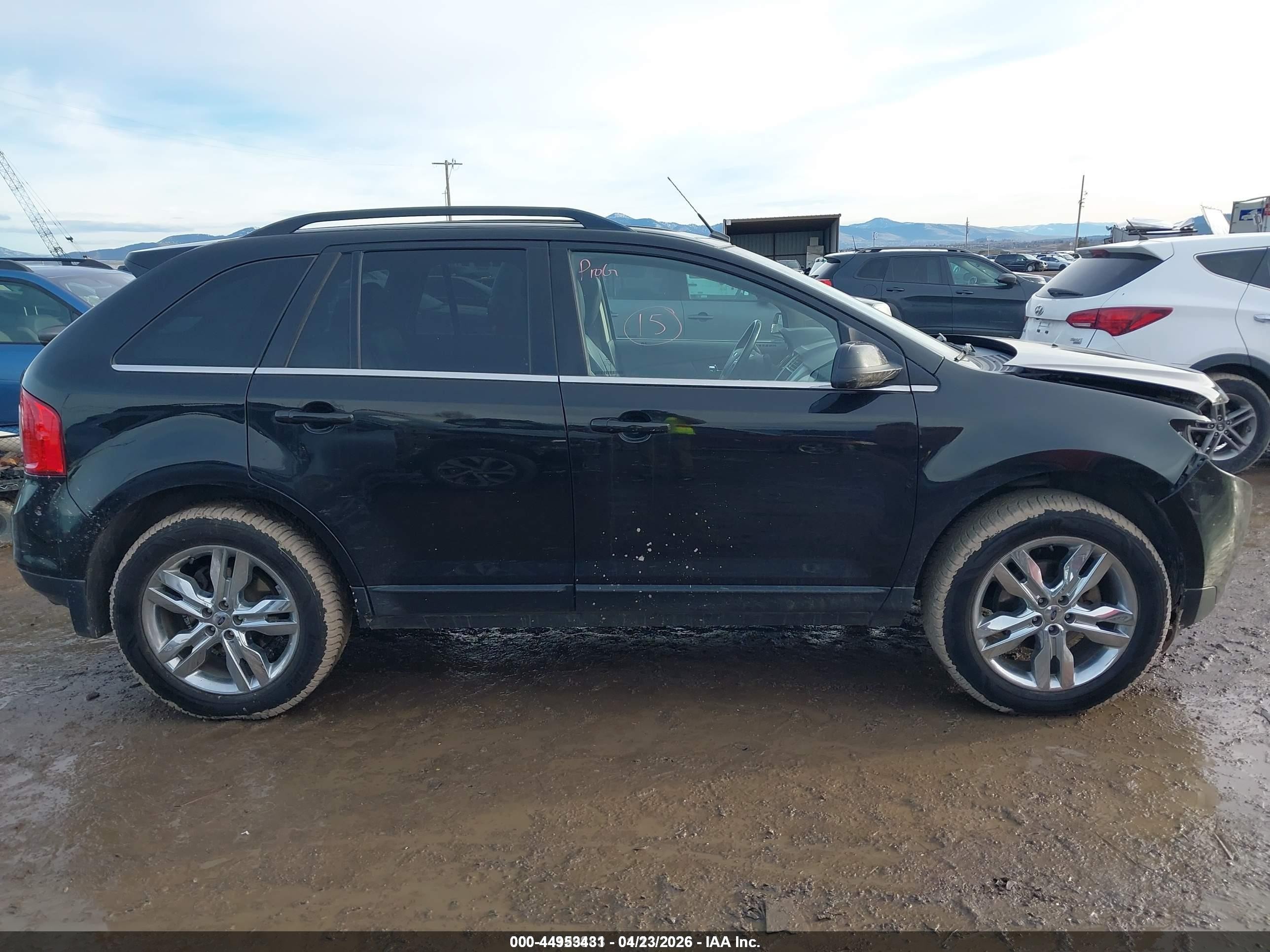 2013 Ford Edge Limited Черный vin: 2FMDK4KC7DBA26296