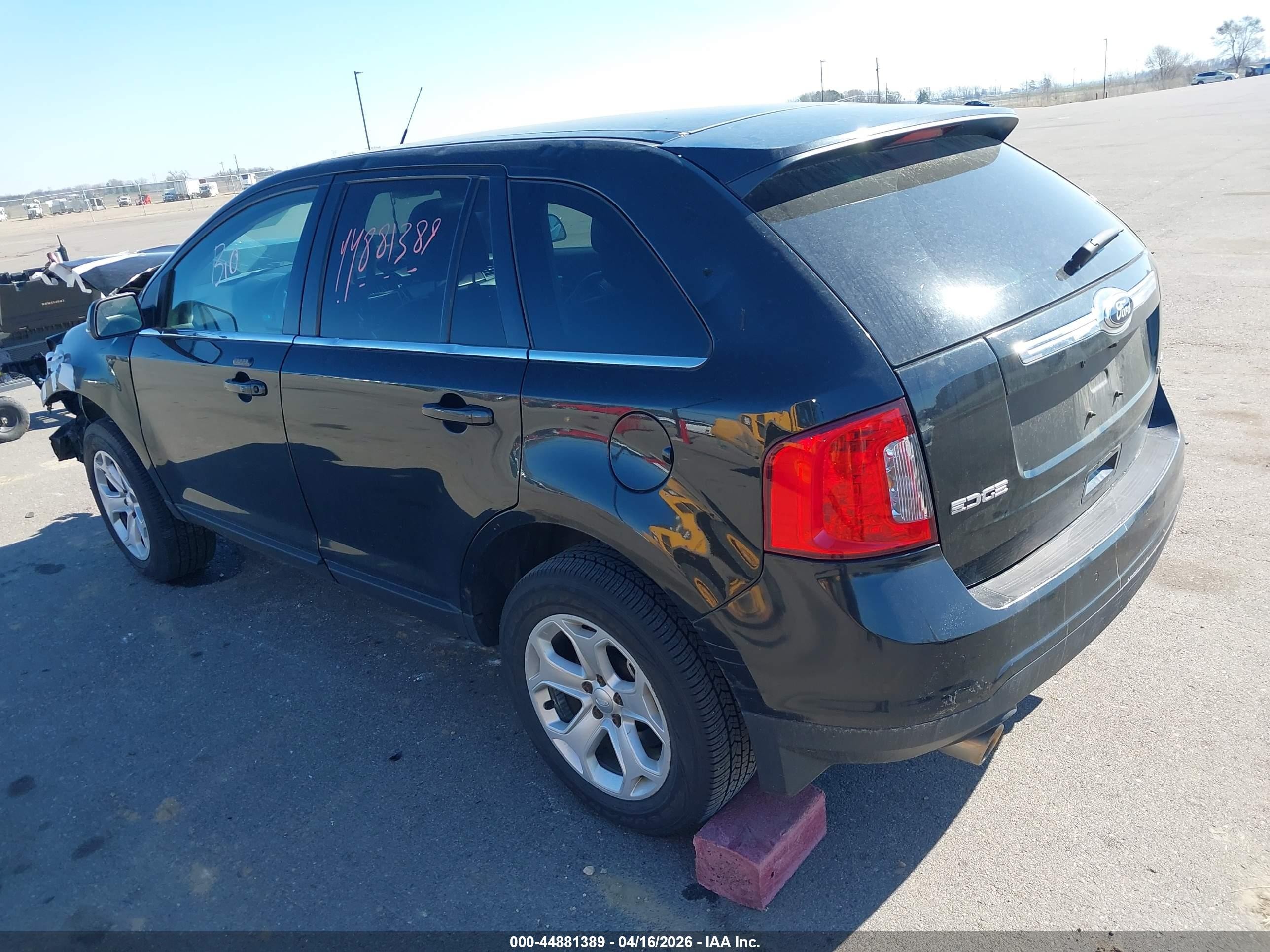 2013 Ford Edge Limited Черный vin: 2FMDK4KC7DBA65891