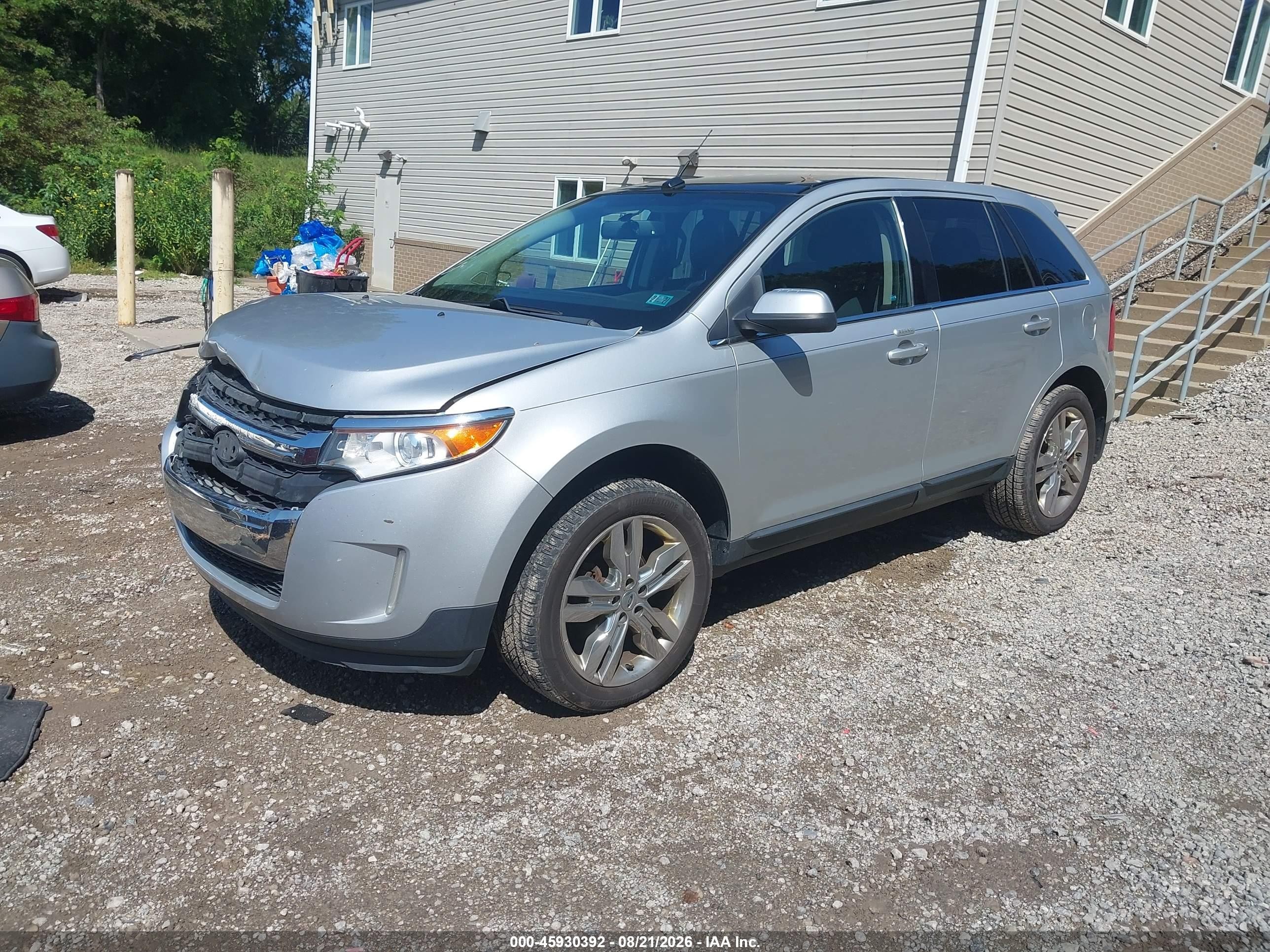 2013 Ford Edge Limited Серебряный vin: 2FMDK4KC7DBA97269
