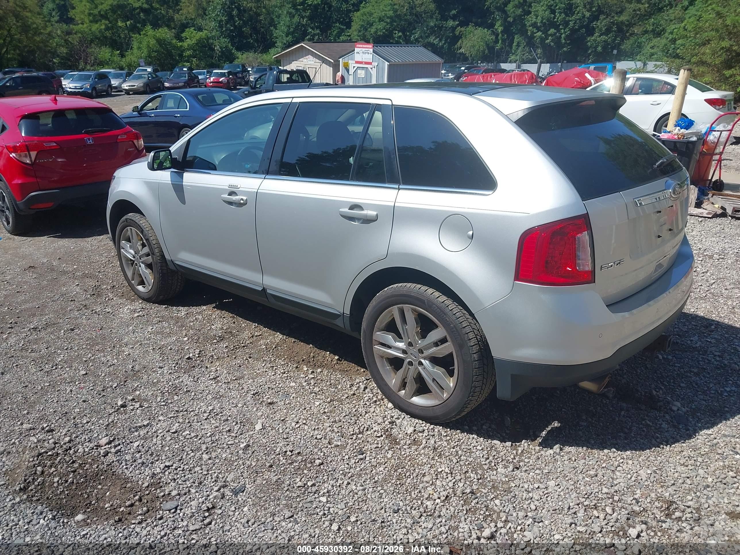 2013 Ford Edge Limited Серебряный vin: 2FMDK4KC7DBA97269