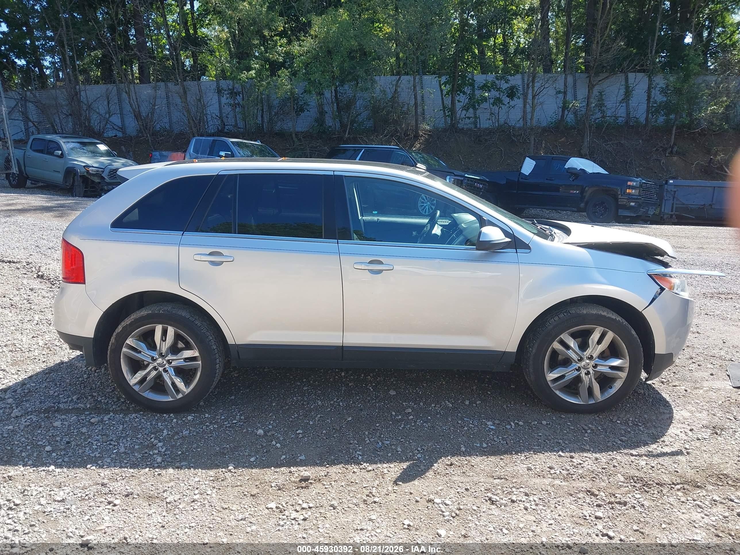 2013 Ford Edge Limited Серебряный vin: 2FMDK4KC7DBA97269