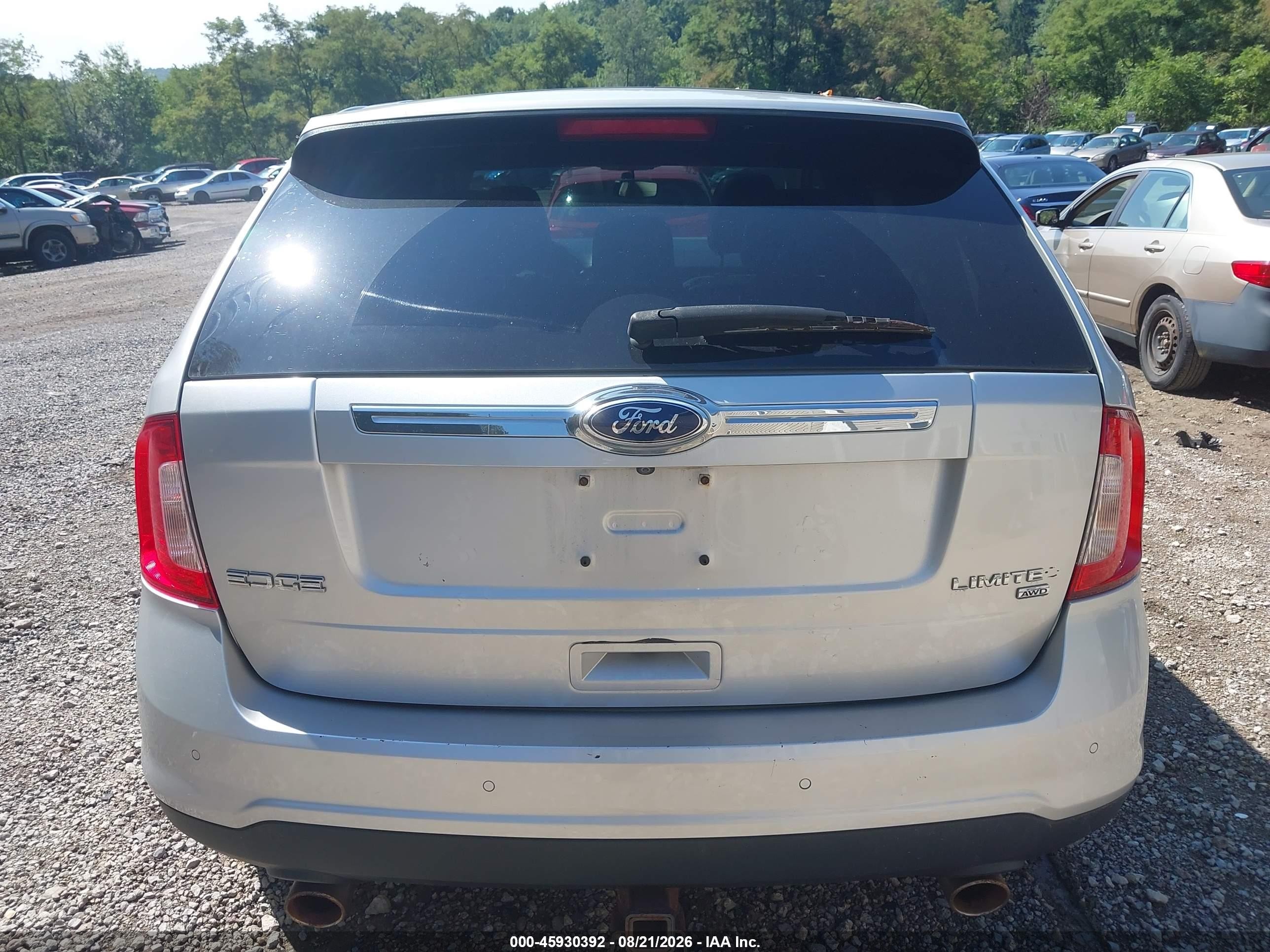 2013 Ford Edge Limited Серебряный vin: 2FMDK4KC7DBA97269
