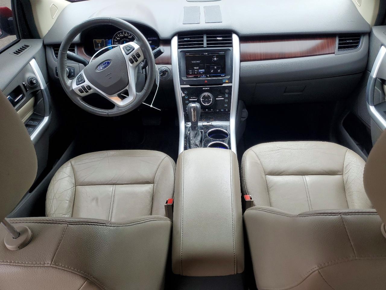 2013 Ford Edge Limited Red vin: 2FMDK4KC7DBB71693