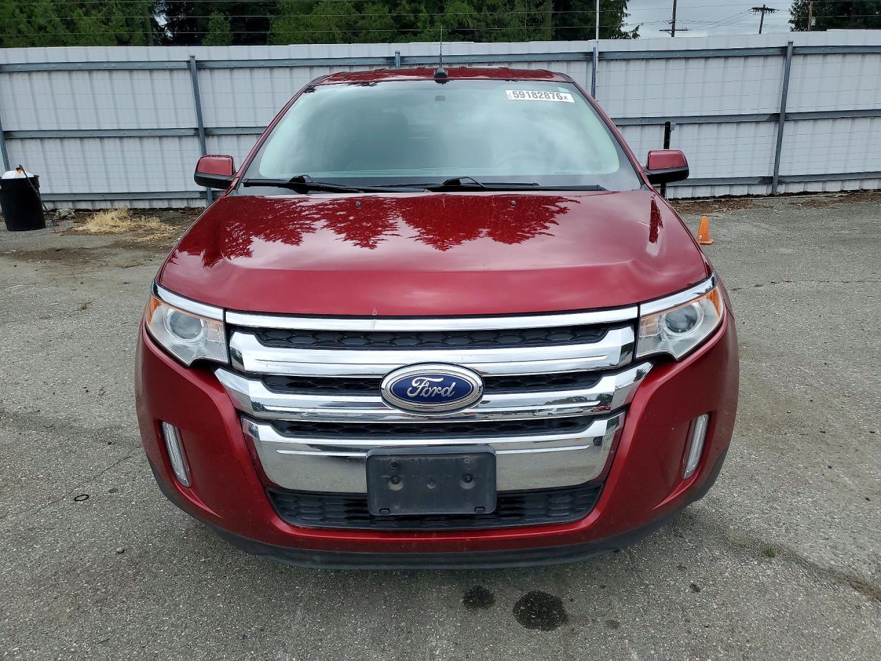 2013 Ford Edge Limited Red vin: 2FMDK4KC7DBB71693