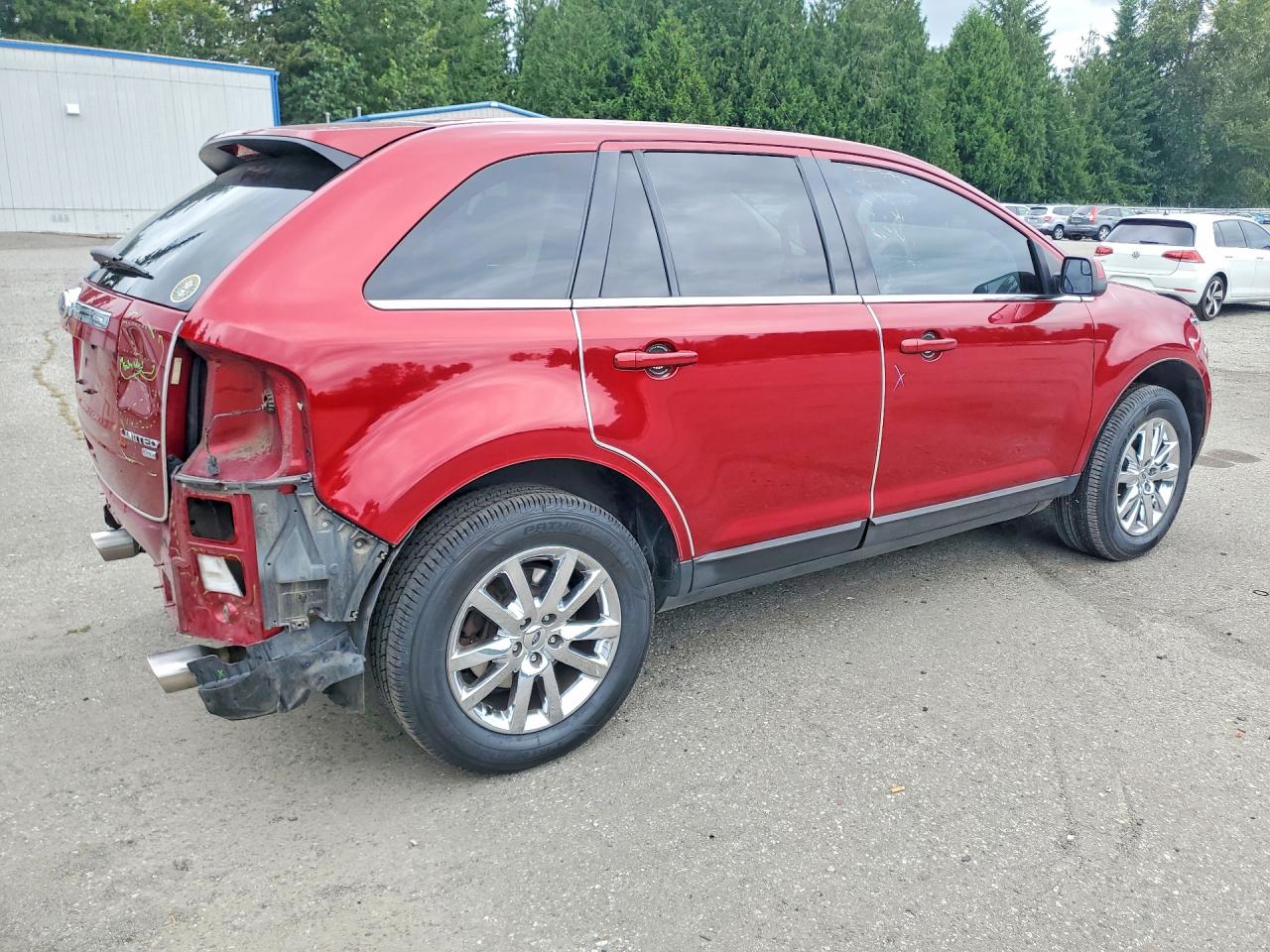 2013 Ford Edge Limited Red vin: 2FMDK4KC7DBB71693