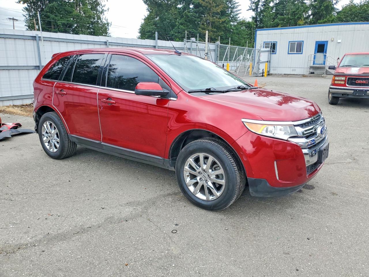 2013 Ford Edge Limited Red vin: 2FMDK4KC7DBB71693