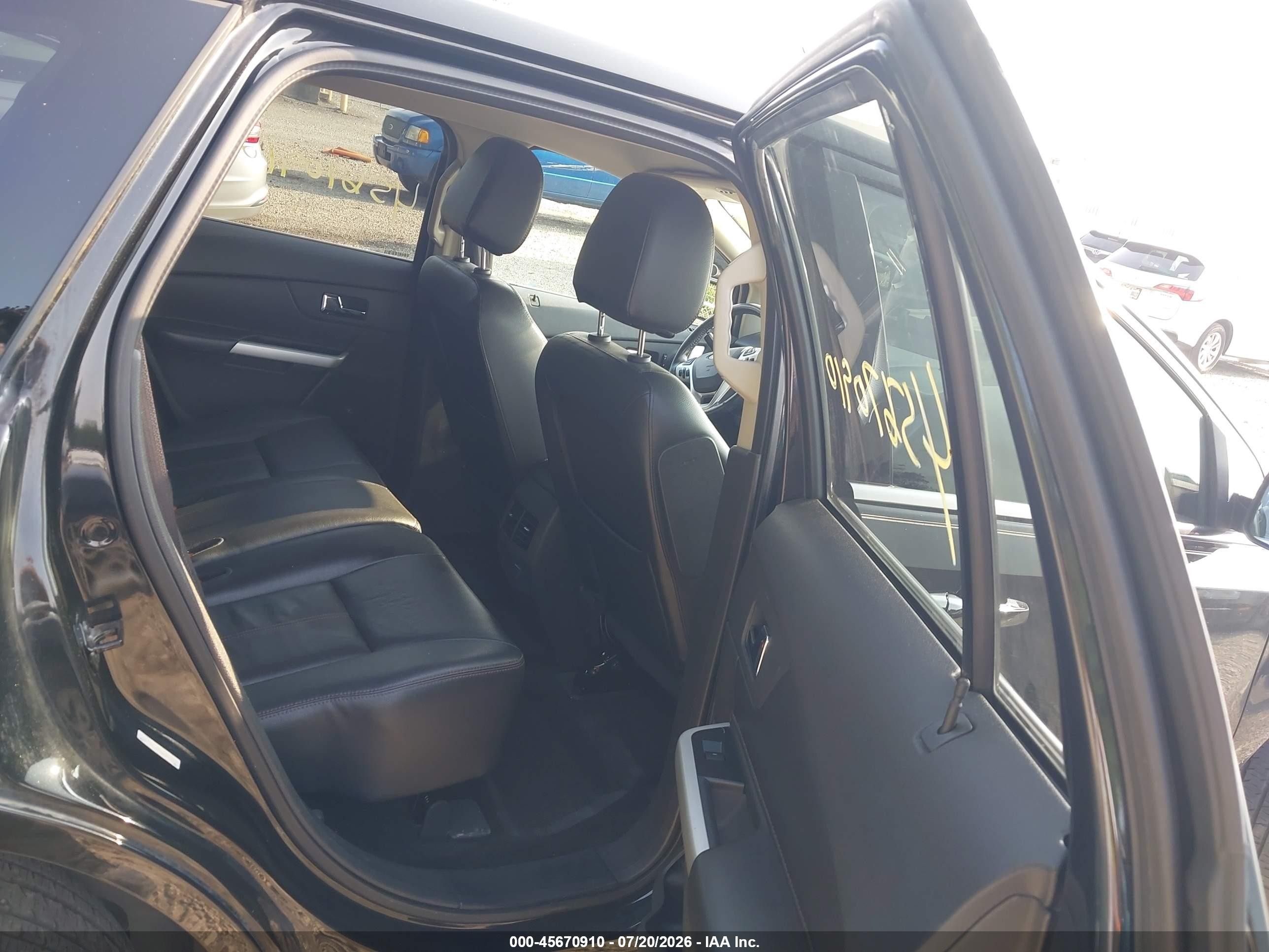 2013 Ford Edge Limited Black vin: 2FMDK4KC7DBB95508