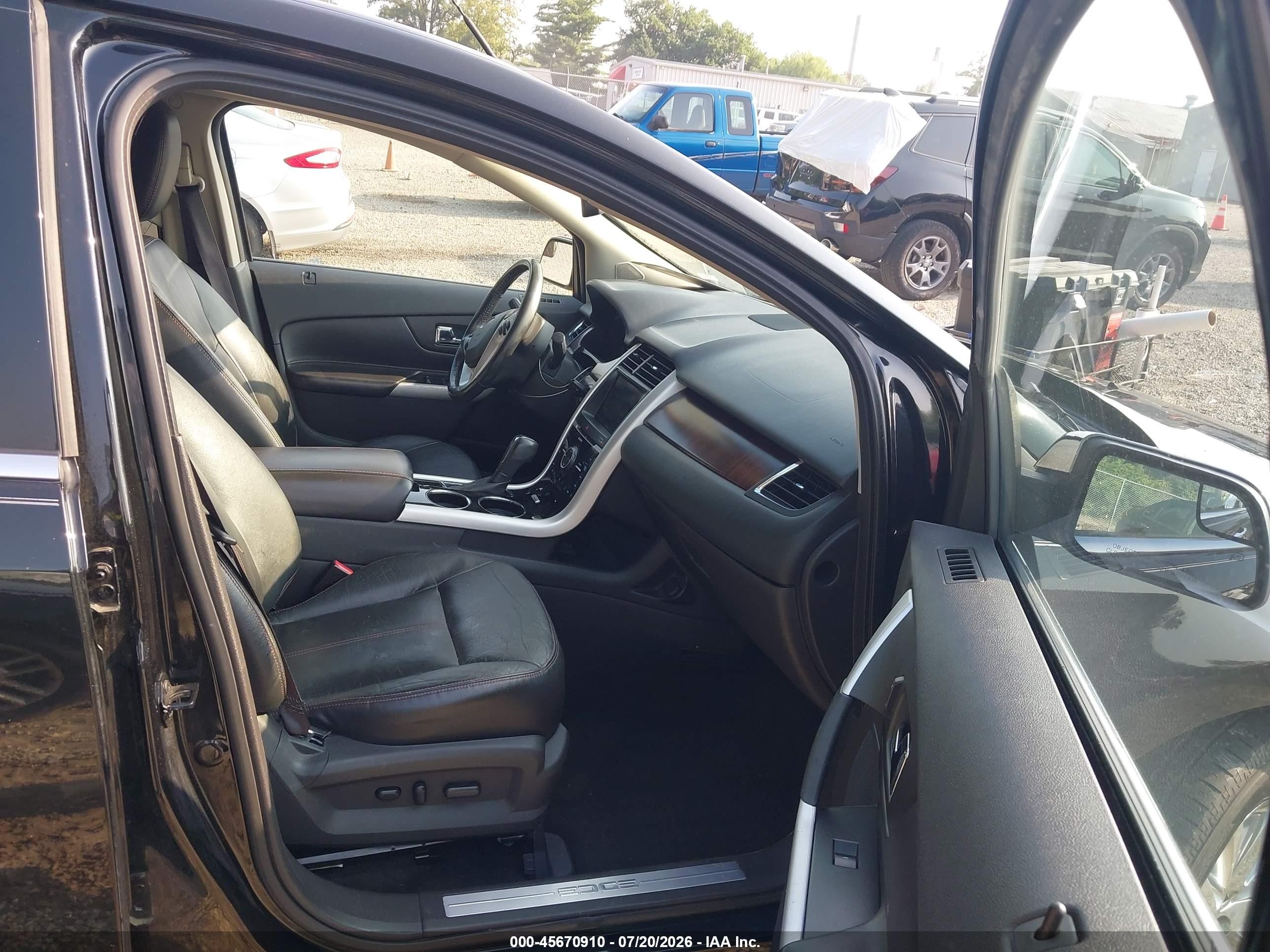 2013 Ford Edge Limited Black vin: 2FMDK4KC7DBB95508